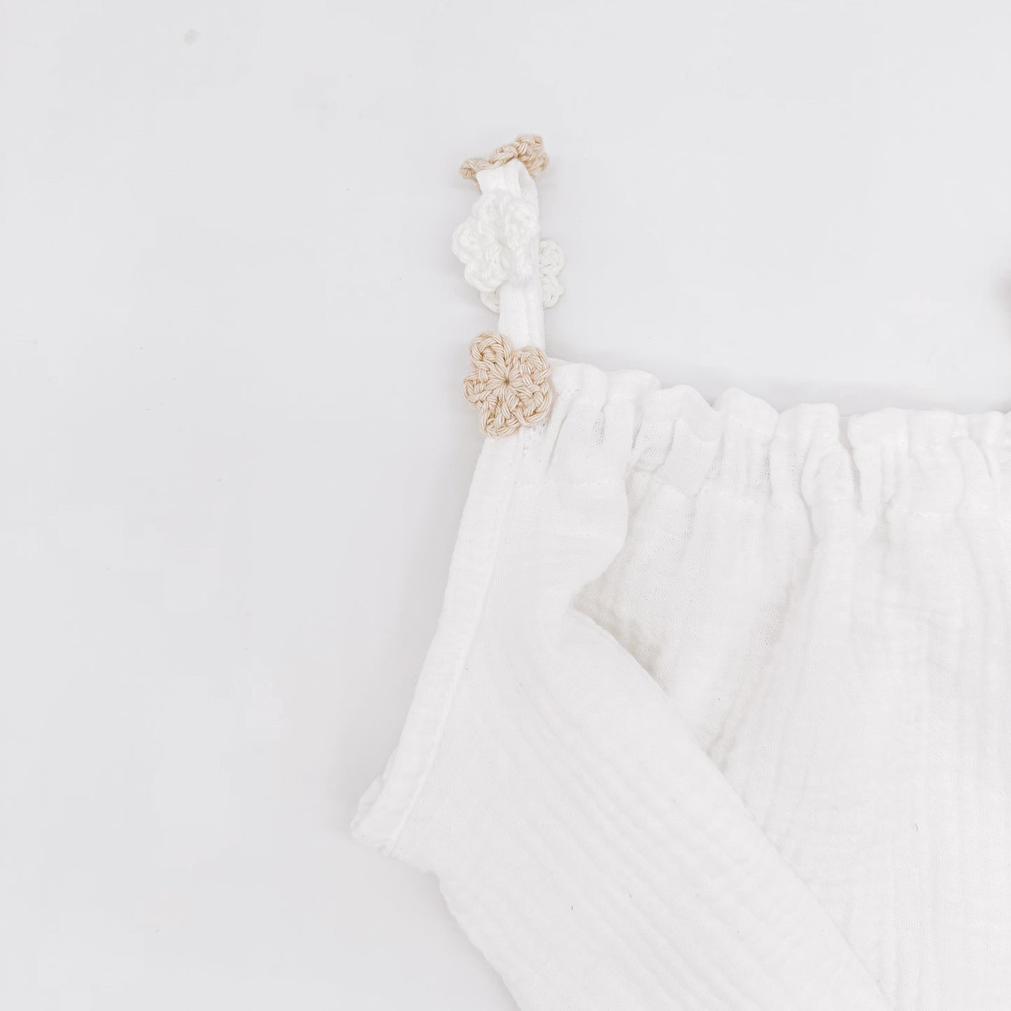 Posy Top - White | Handmade Clothing