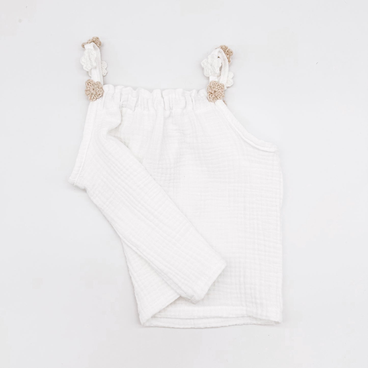Posy Top - White | Handmade Clothing