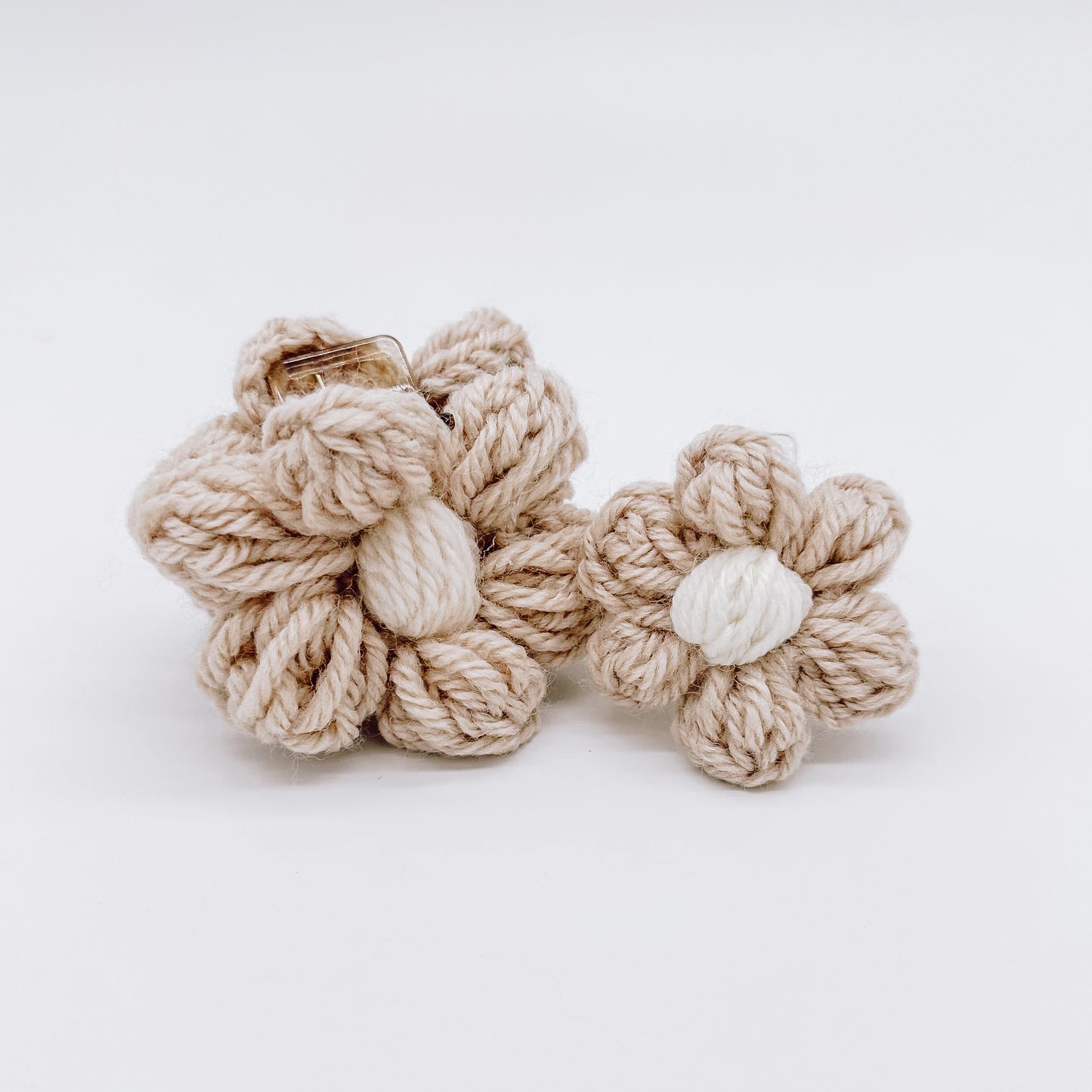 Sadie Flower Hair Claw Clip | Hand Crocheted