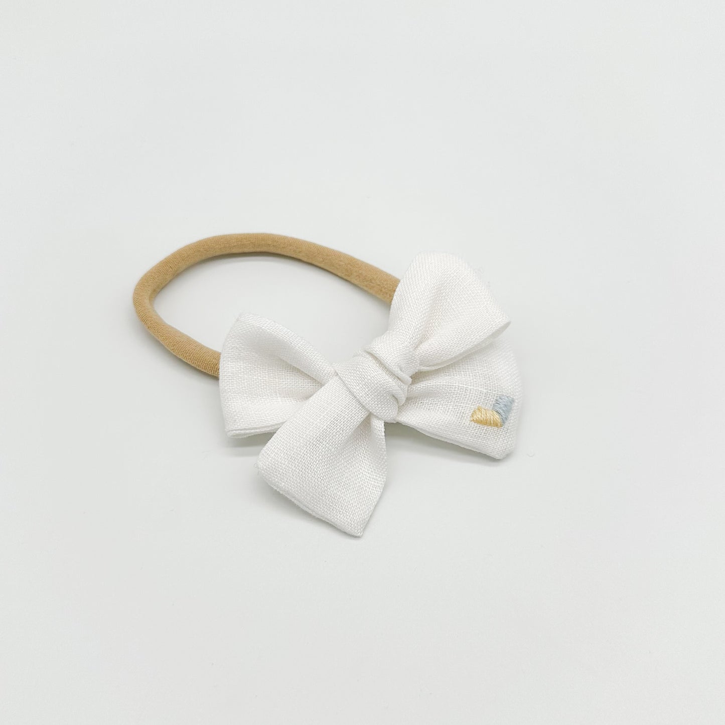 Linen Ukraine Heart Bow | For Ukraine