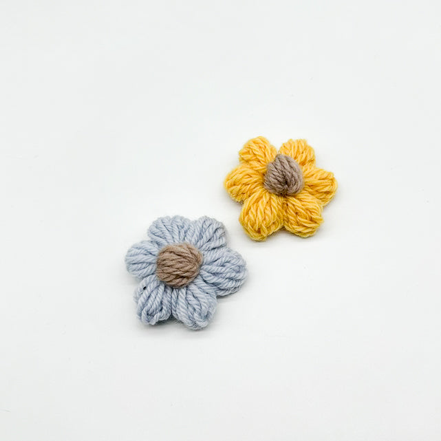 Sadie Blue & Yellow Flower Hair Clips | For Ukraine