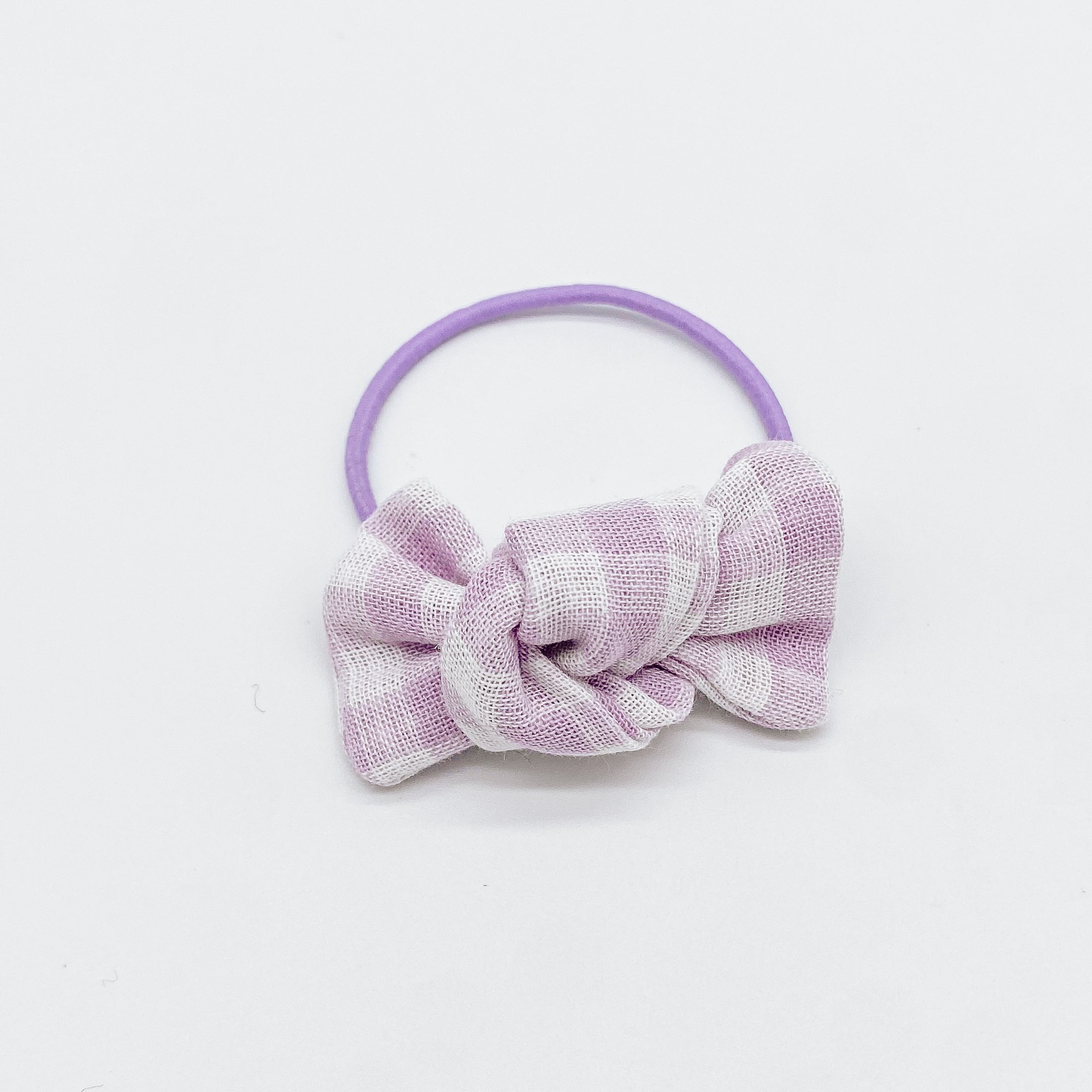 Grace Gingham Knot Hair Bows | Handmade Bows