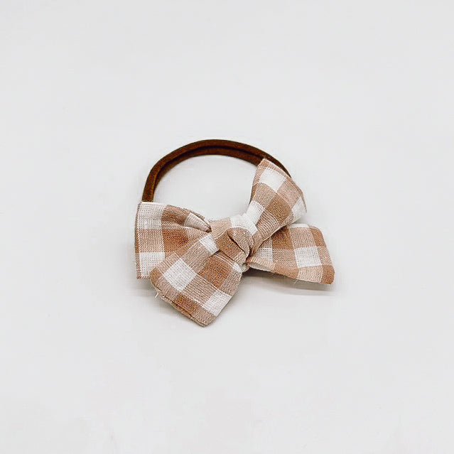 Oaklyn Gingham Bow | Handmade Bows