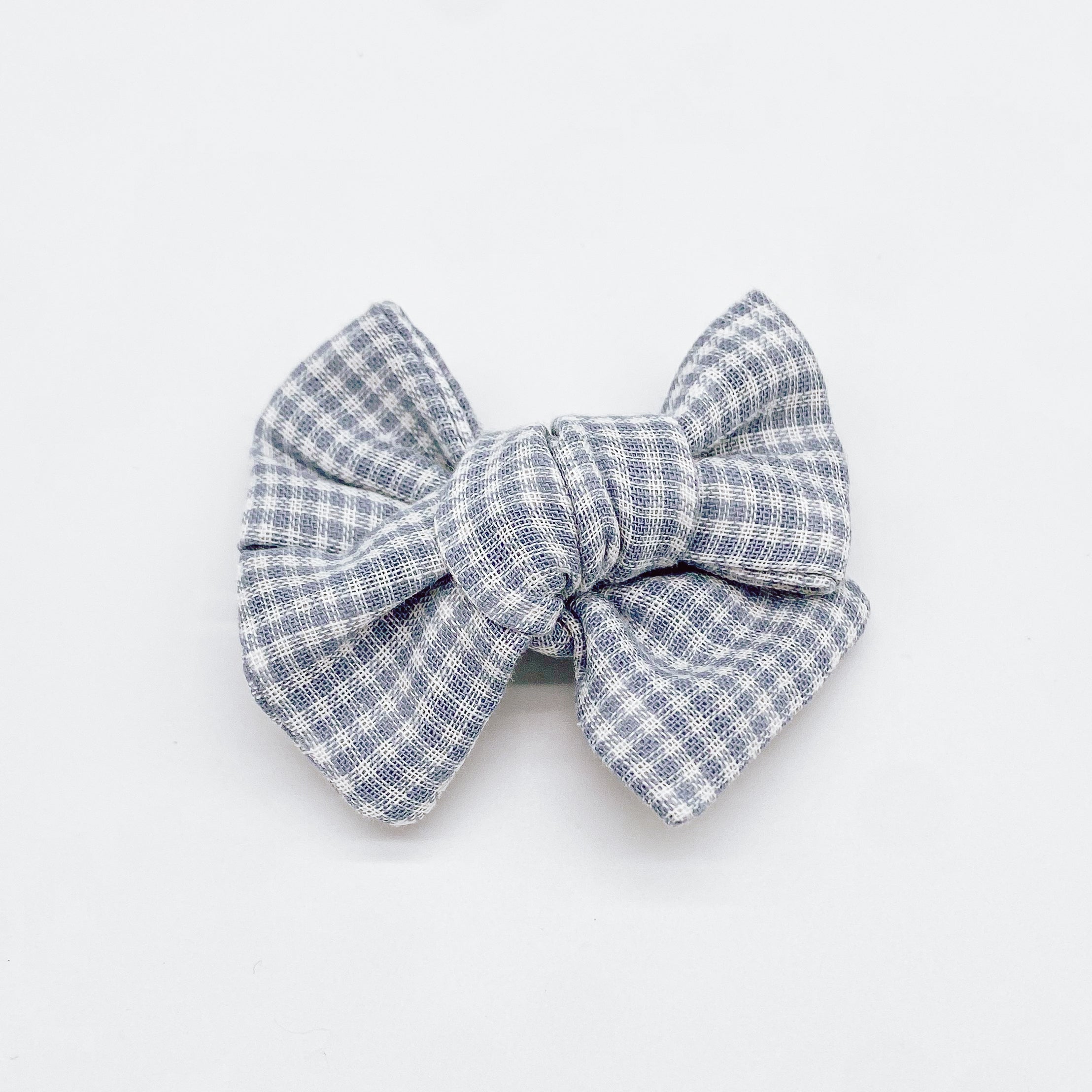 Grace Small Gingham Hair Bows | Handmade Bows