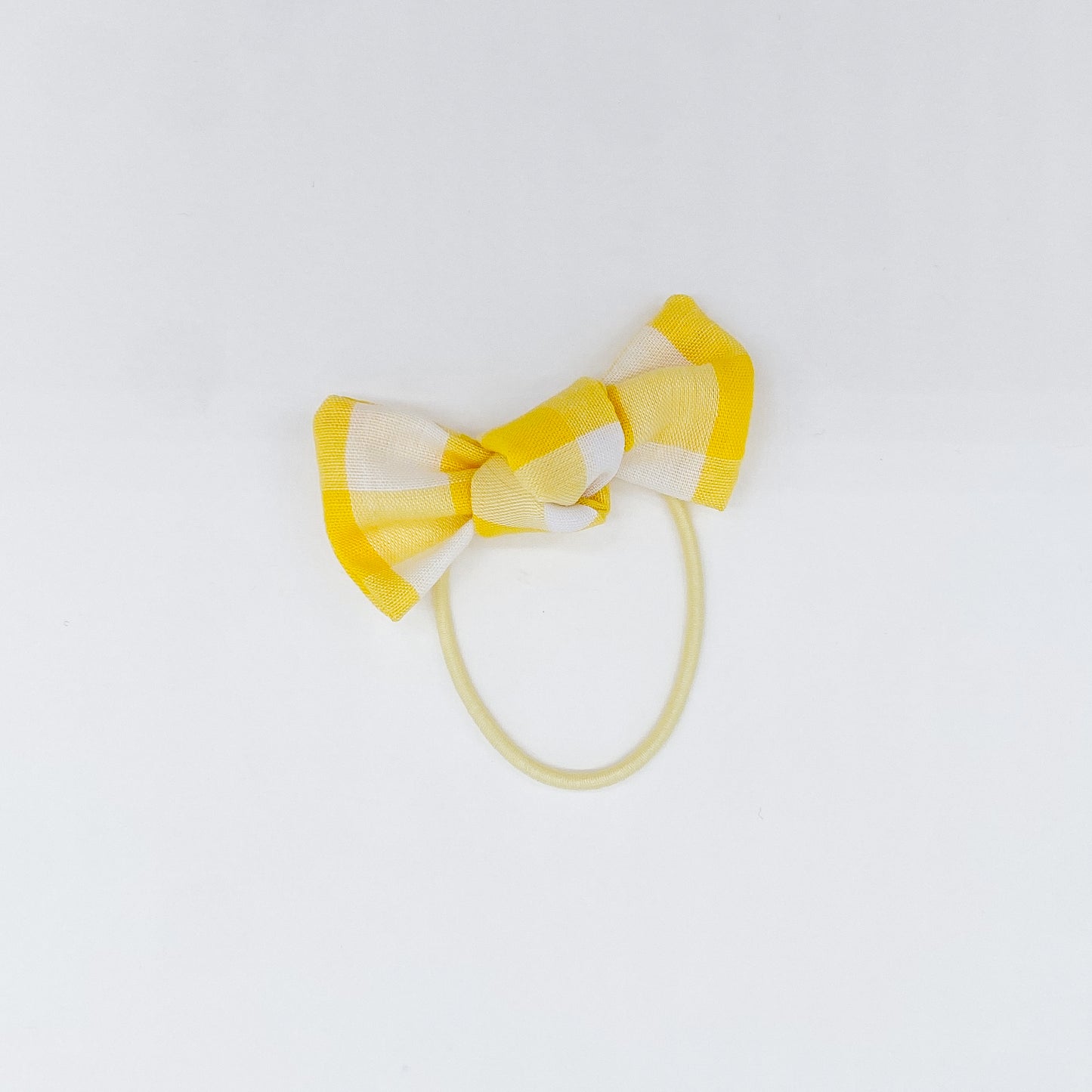 Gingham Knot Bow | Handmade Bows