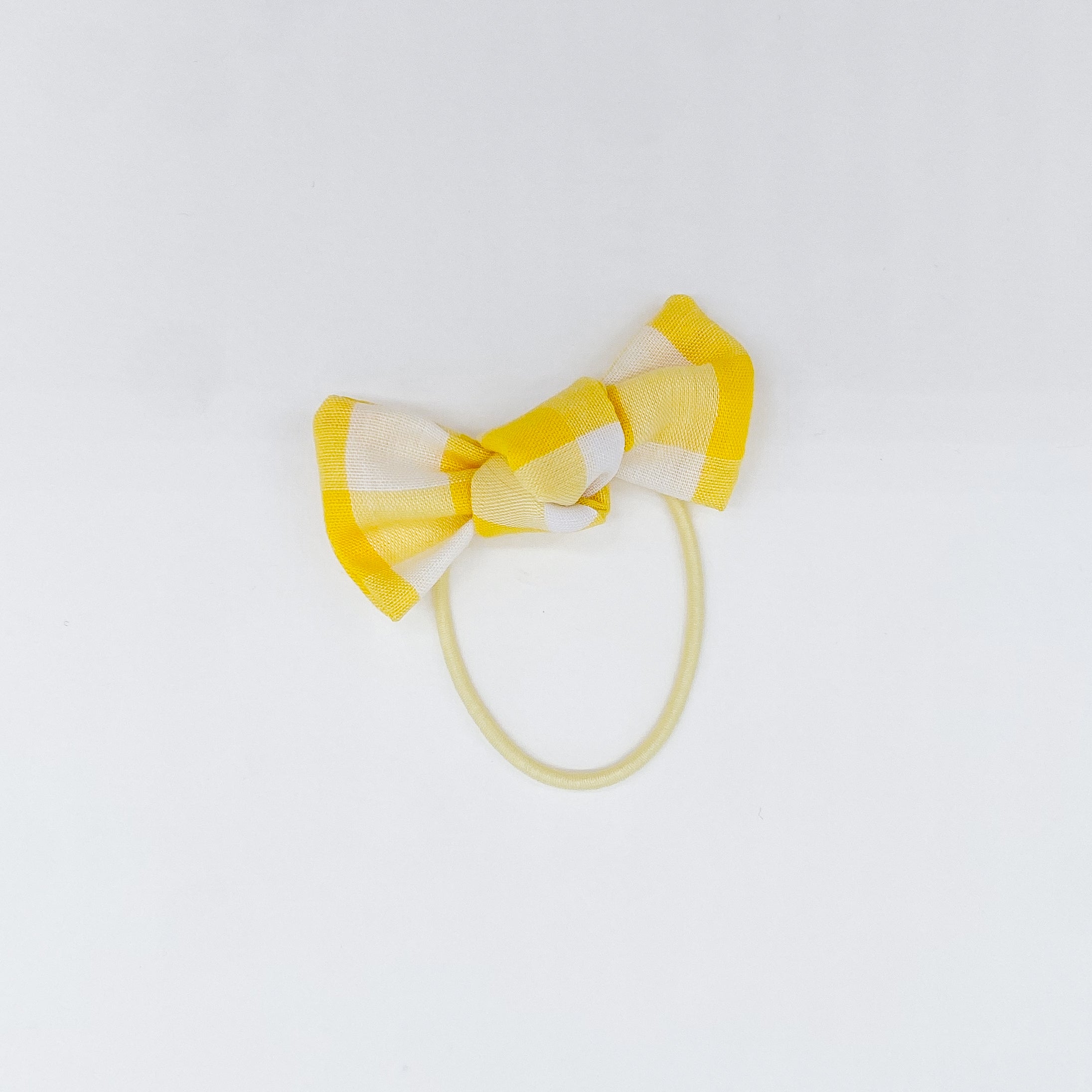 Gingham Knot Bow | Handmade Bows