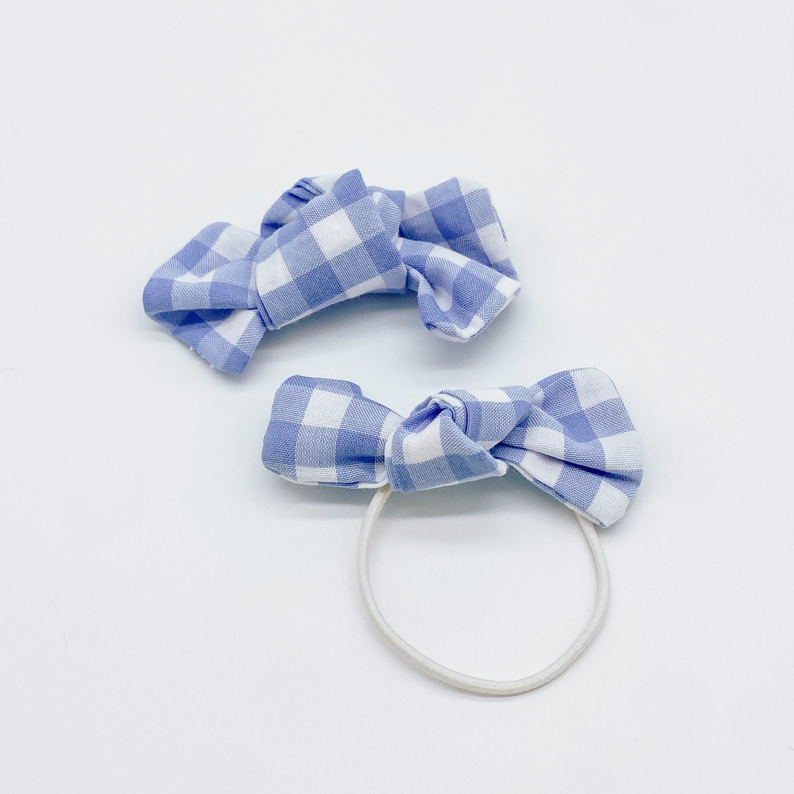 Gingham Knot Bow | Handmade Bows