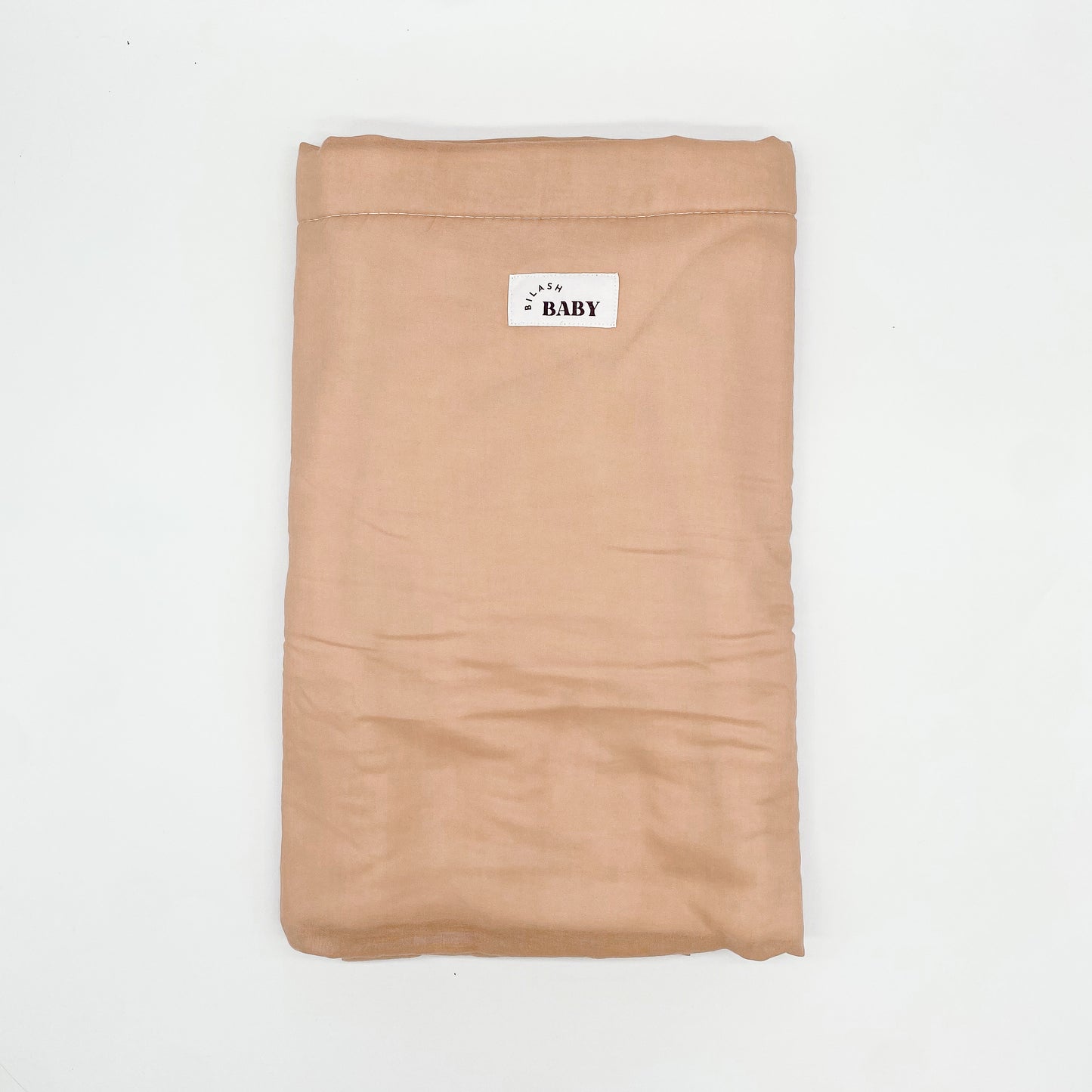 Salmon Cotton Fleece Pram Blanket | Handmade Blanket