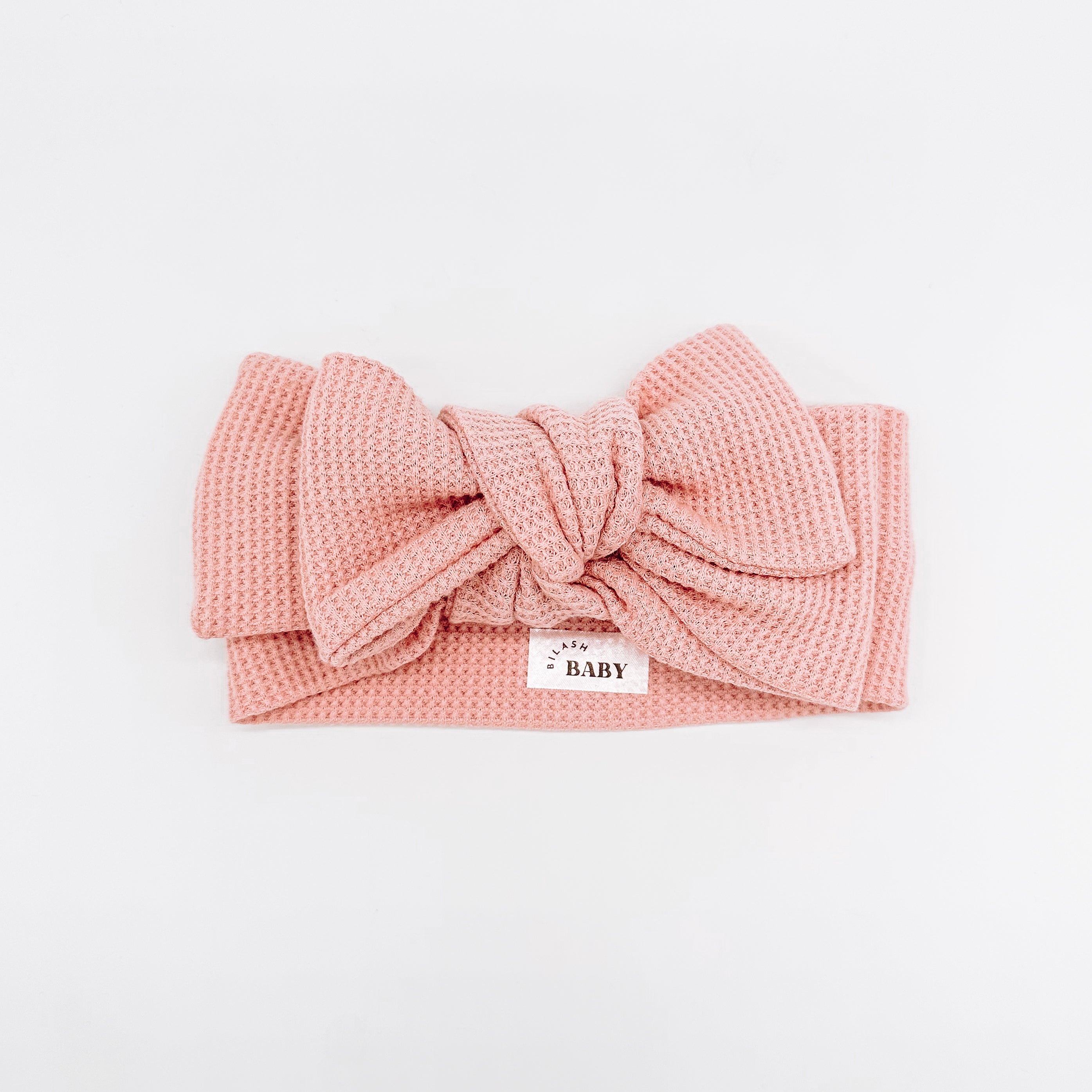 Adaline Oversized Bow Headband Blush Pink | Handmade Headbands