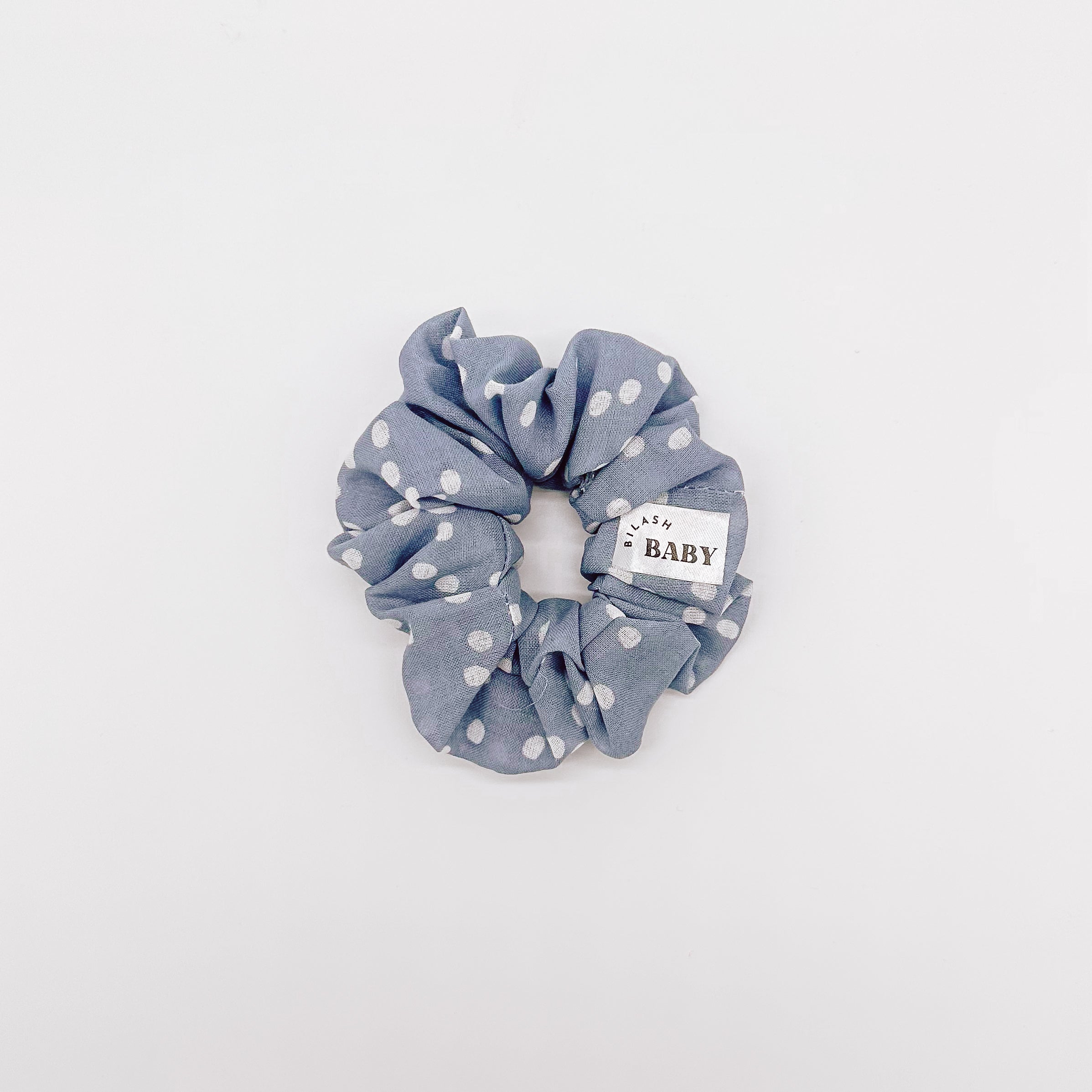 Blue Polka-Dot Scrunchies | Handmade Scrunchies