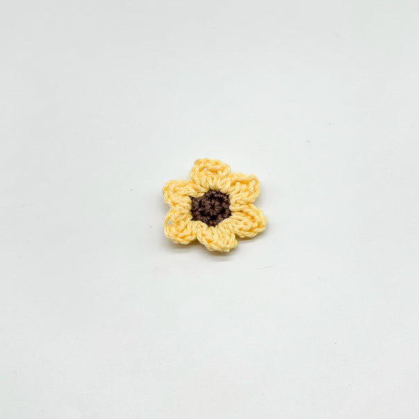 Crochet Sunflower Hair Clip | For Ukraine