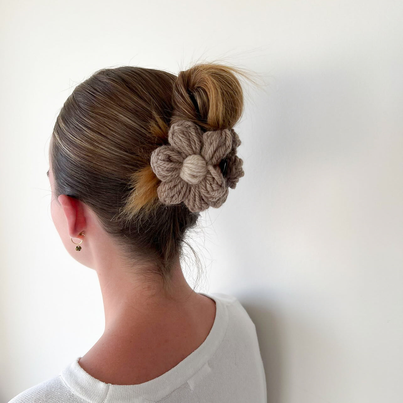 Sadie Flower Hair Claw Clip | Hand Crocheted