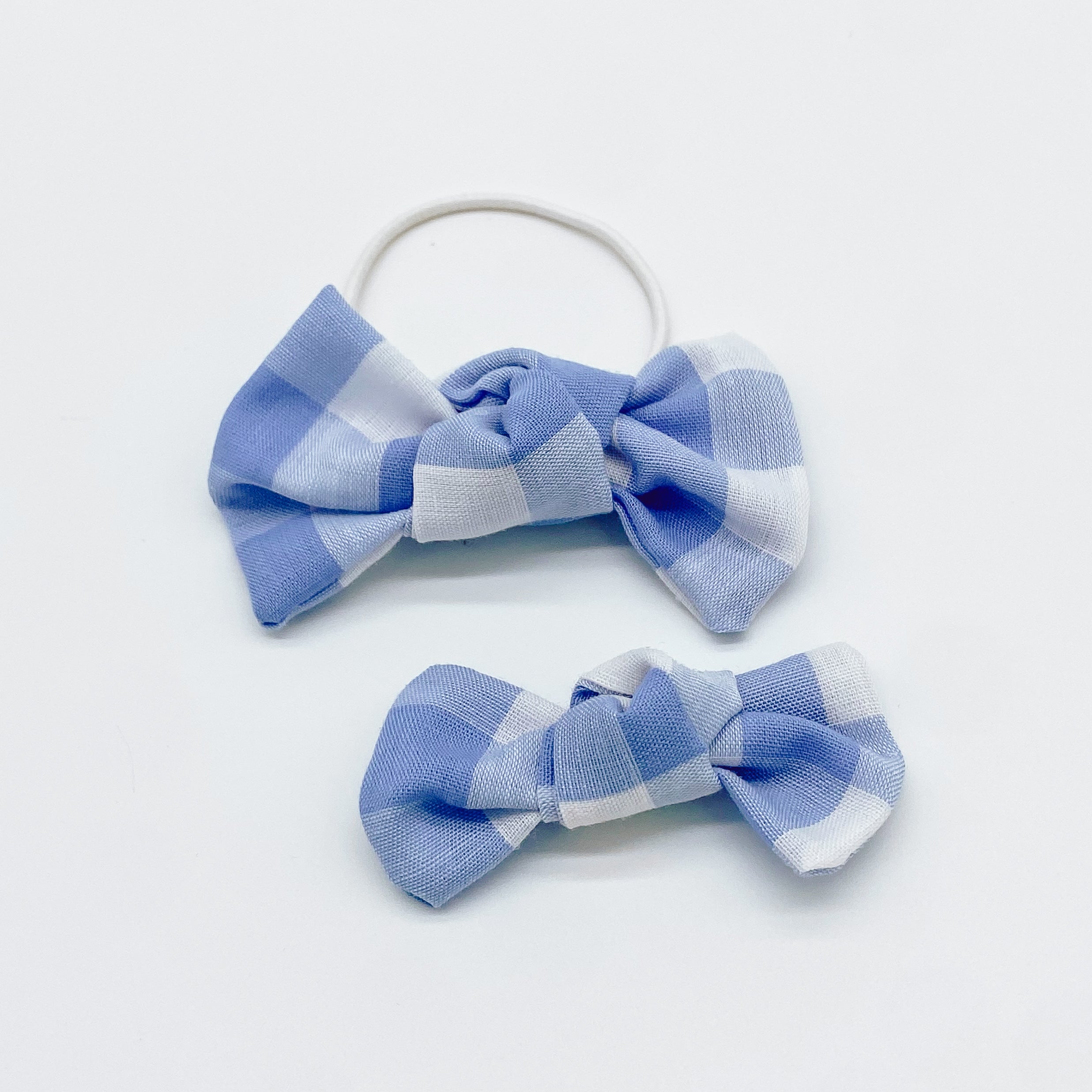 Gingham Knot Bow | Handmade Bows