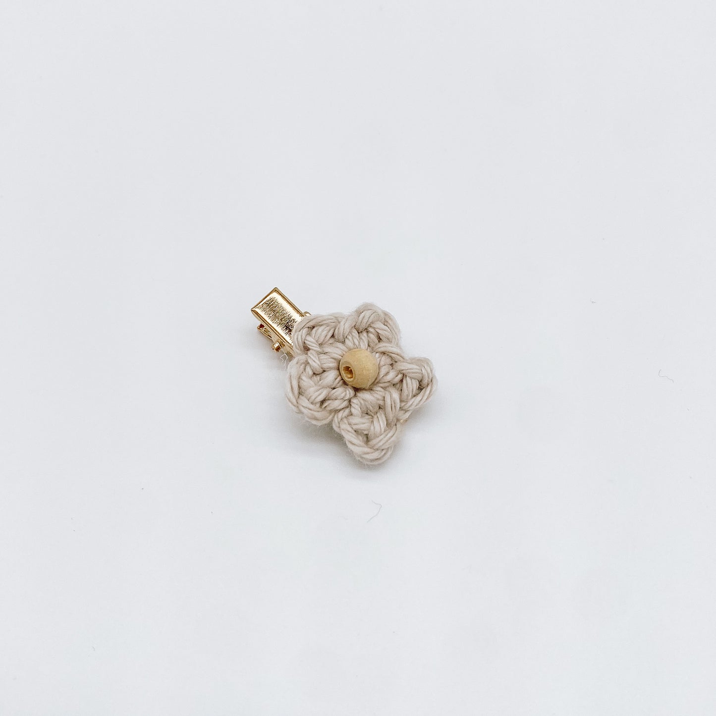 Mini Isla Flower Hair Clip | Hand Crocheted Flowers