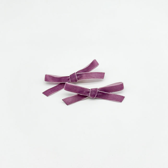 Maisy Velvet Bow Hair Clips