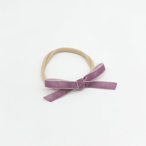 Maisy Velvet Bow Nylon Headband