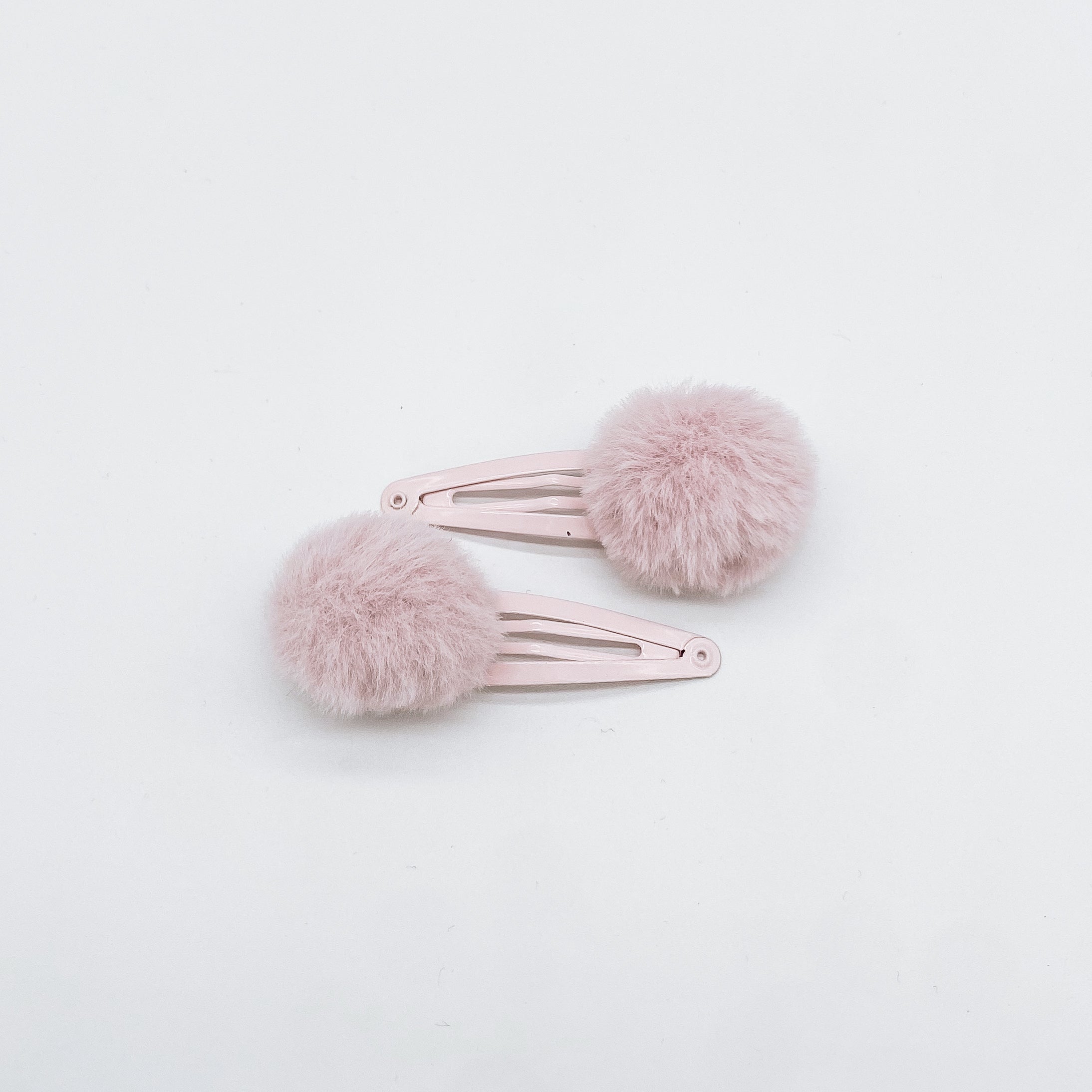 Faux Fur Pom-Pom Hair Clip | Handmade Hair Clips