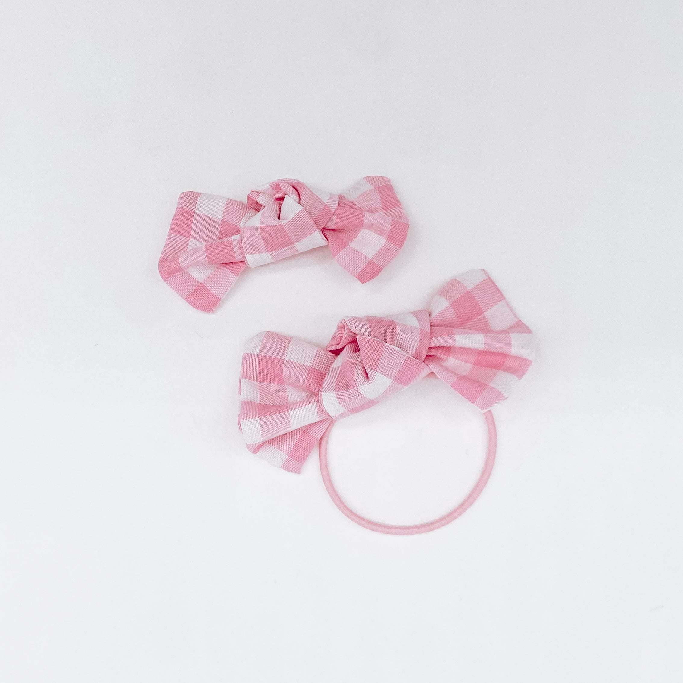 Gingham Knot Bow | Handmade Bows