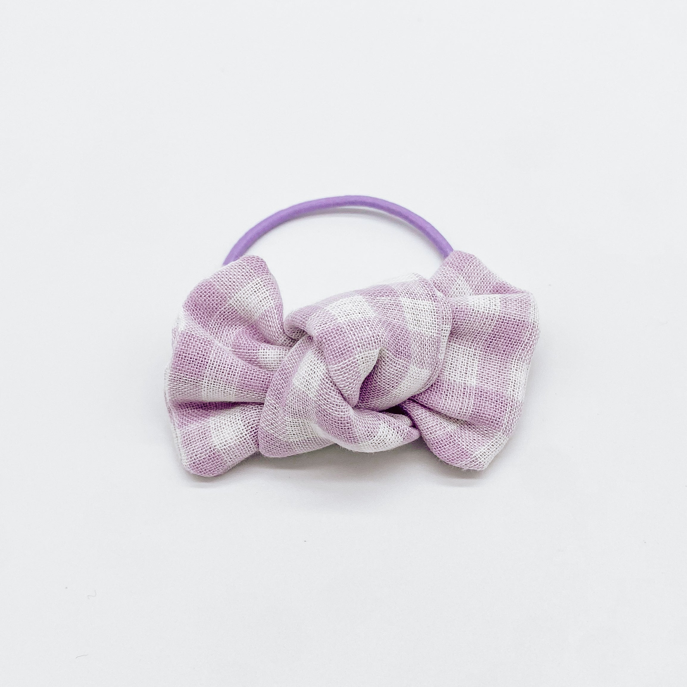 Grace Gingham Knot Hair Bows | Handmade Bows