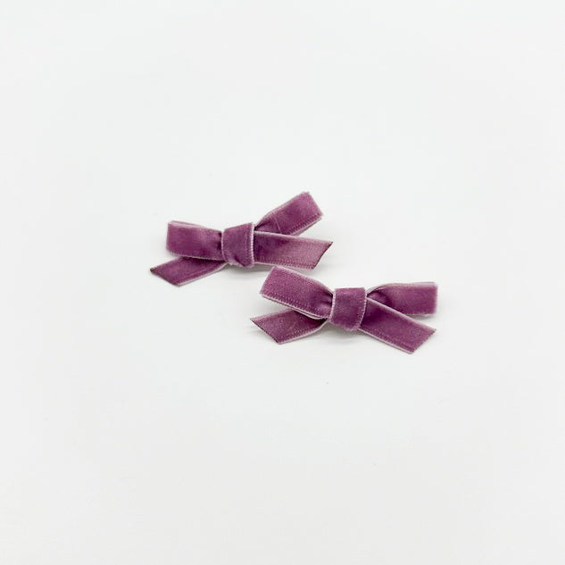 Maisy Velvet Bow Hair Clips