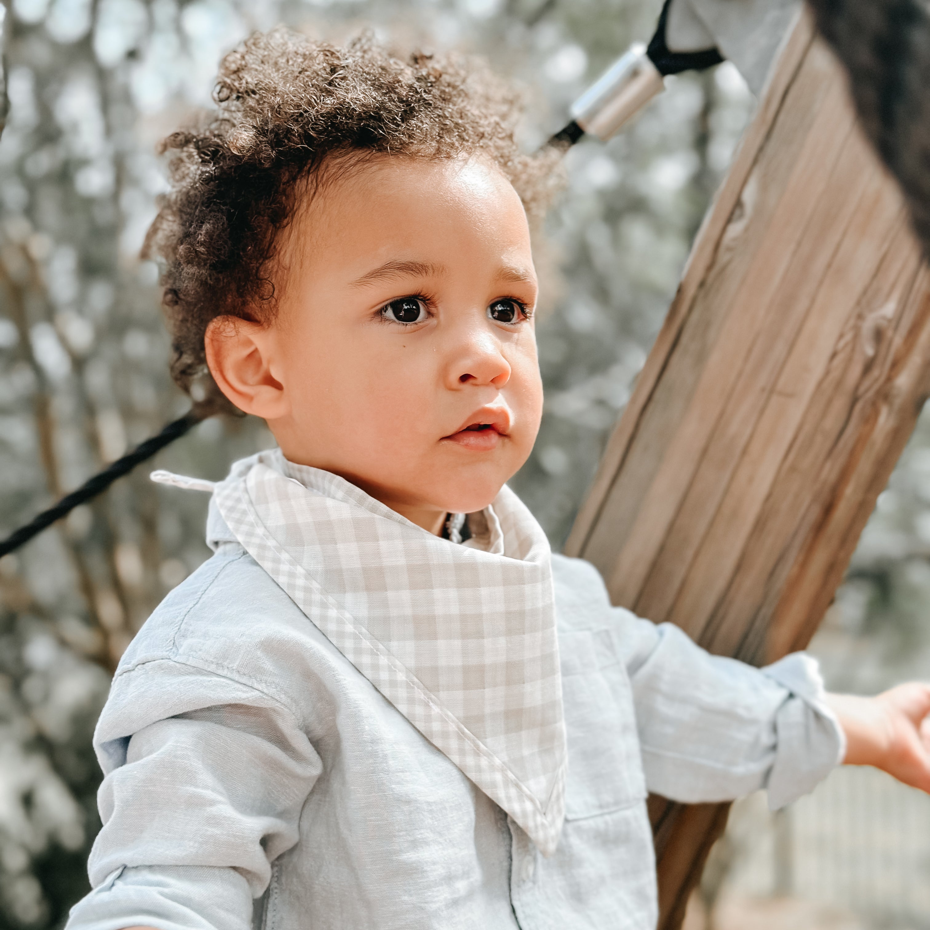 Grace Gingham Bandana Bibs | Handmade Bibs