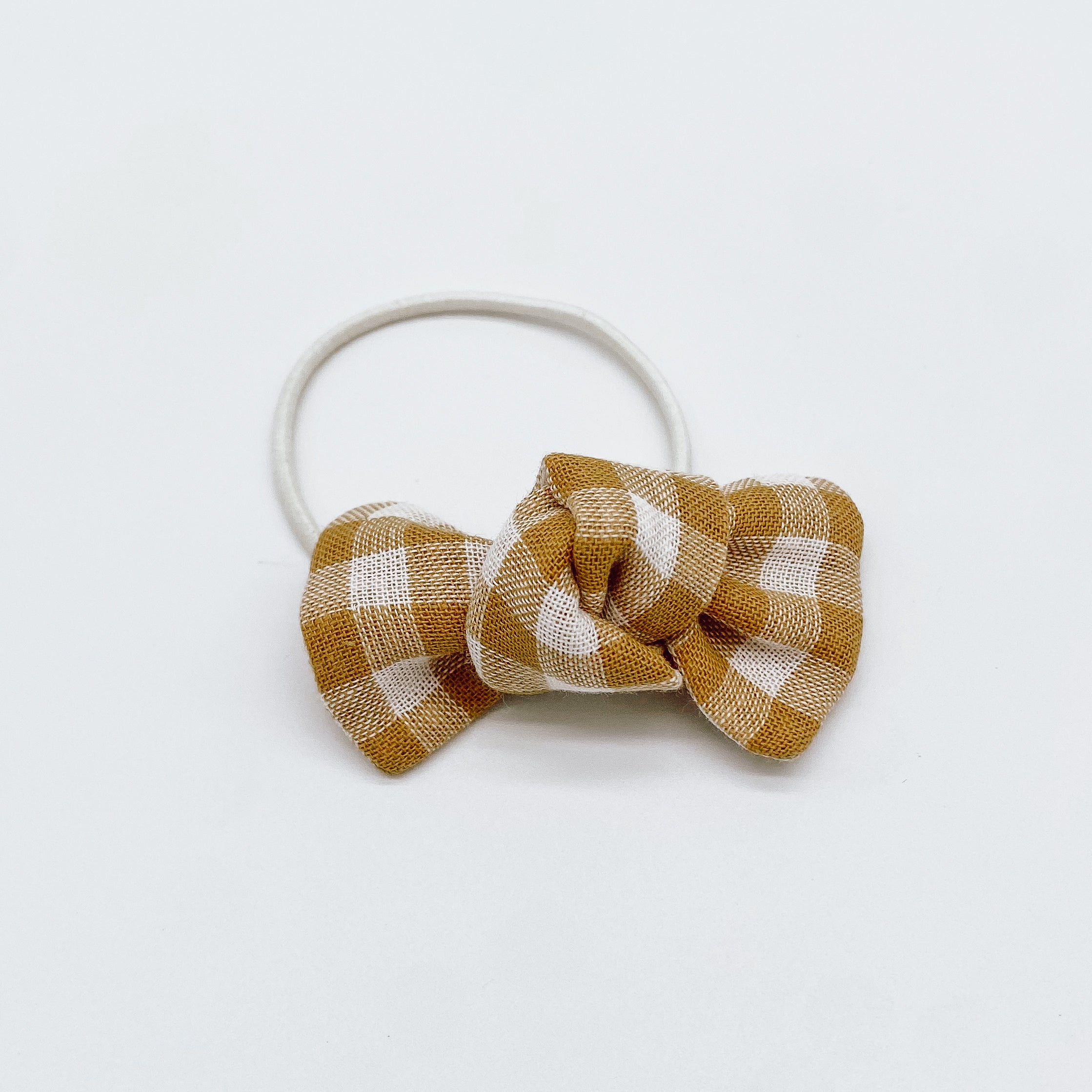 Grace Gingham Knot Hair Bows | Handmade Bows