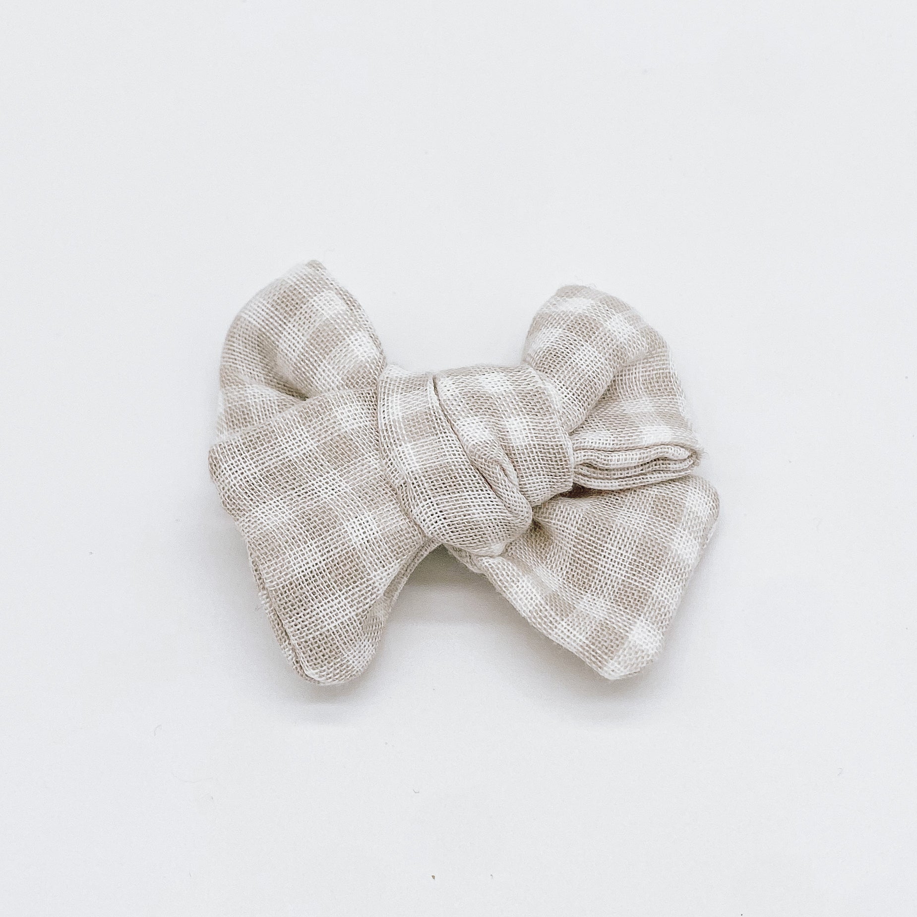 Grace Small Gingham Hair Bows | Handmade Bows