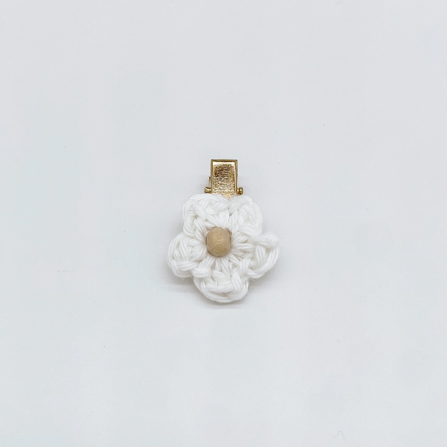 Mini Isla Flower Hair Clip | Hand Crocheted Flowers