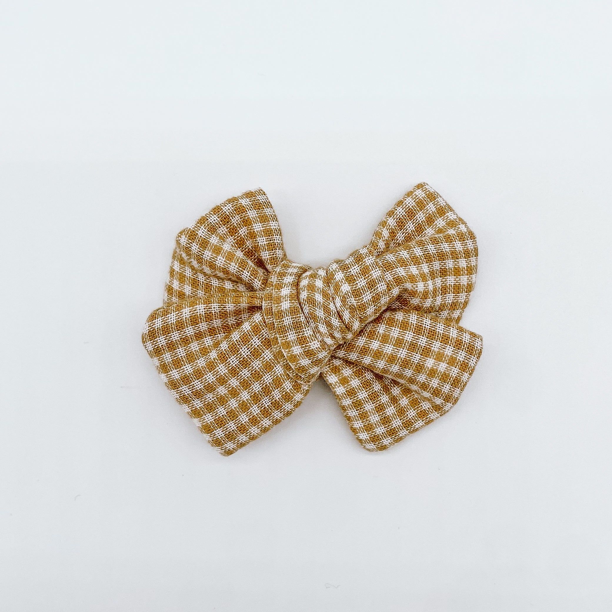 Grace Small Gingham Hair Bows | Handmade Bows