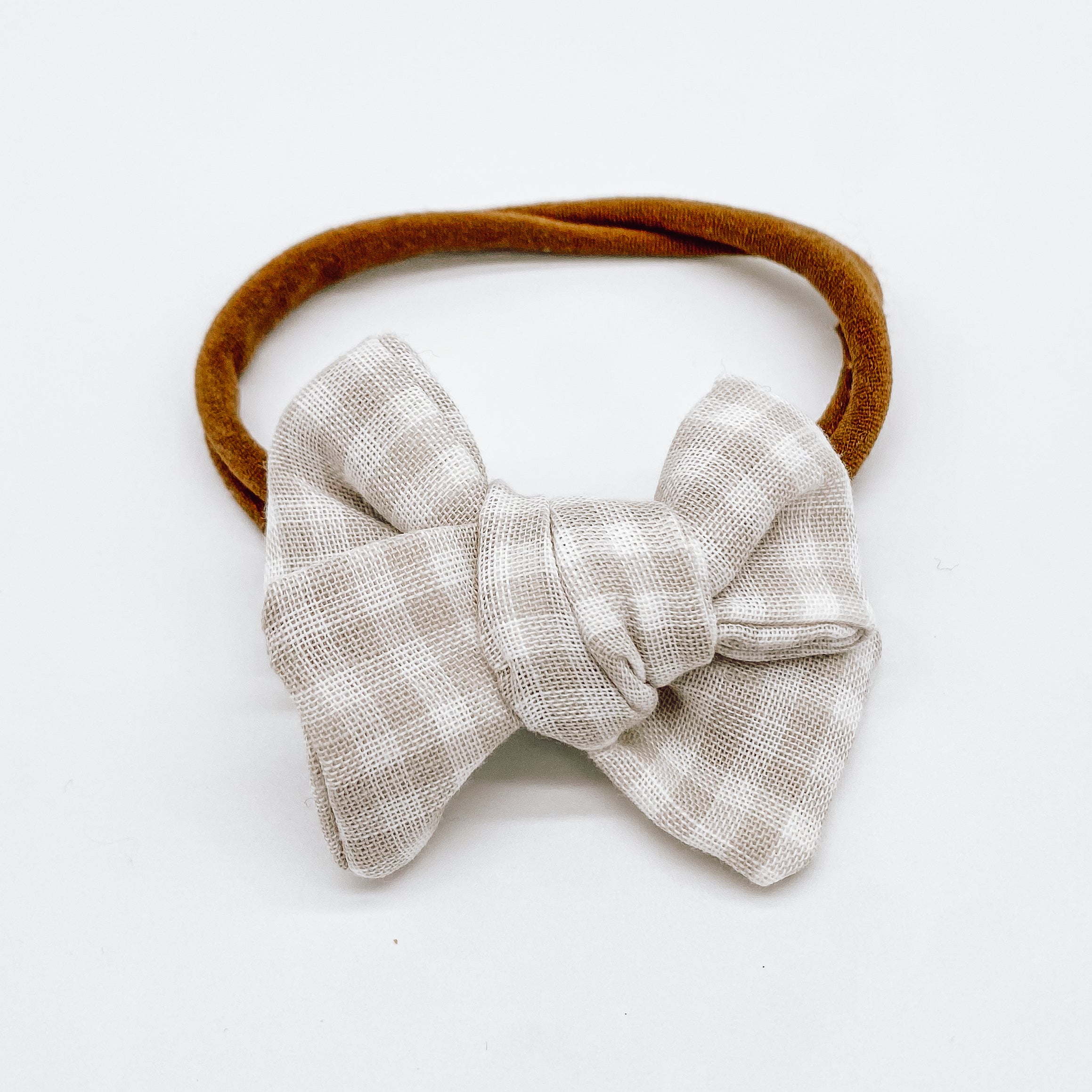 Grace Small Gingham Hair Bows | Handmade Bows