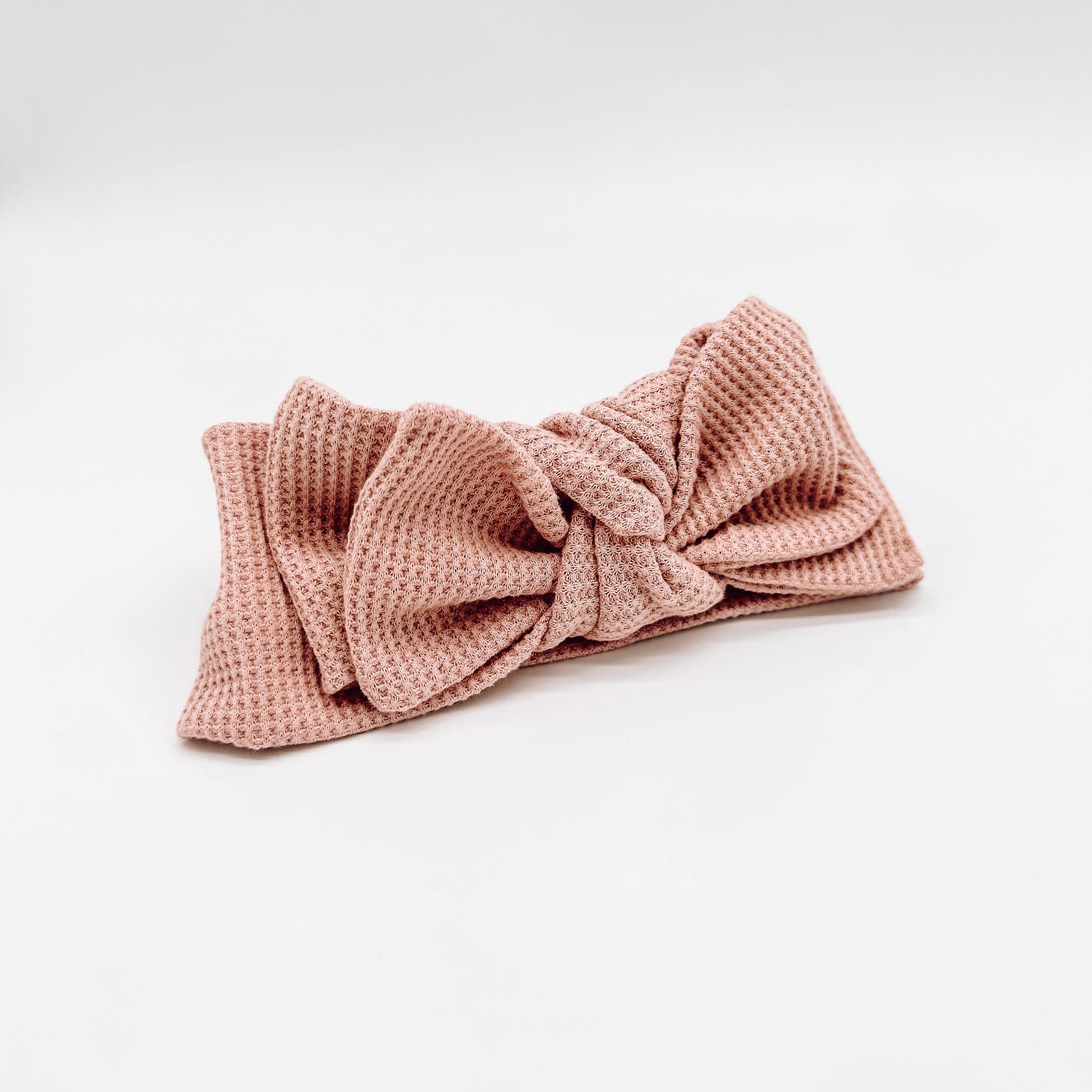 Adaline Oversized Bow Headband Dusty Rose | Handmade Headbands