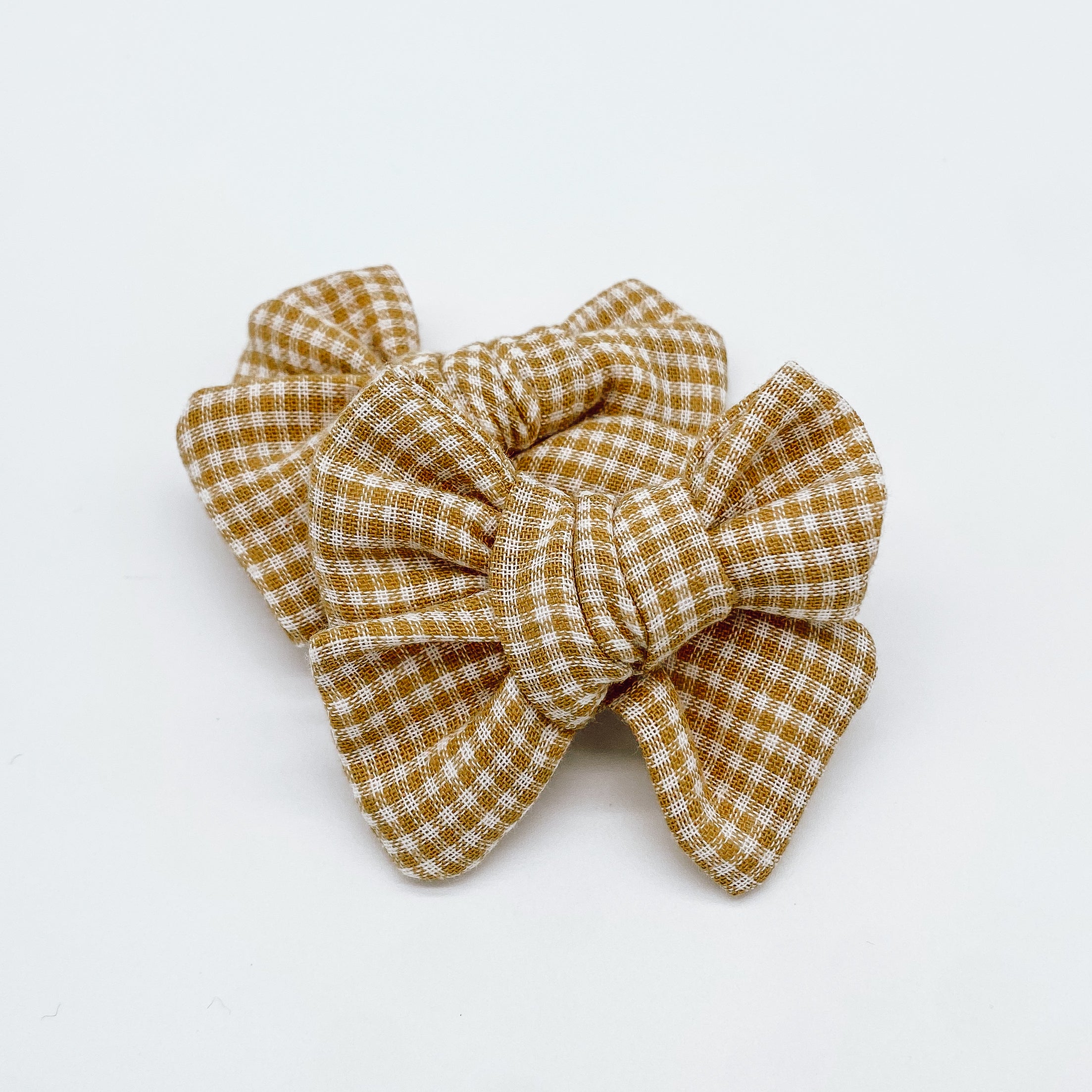 Grace Small Gingham Hair Bows | Handmade Bows