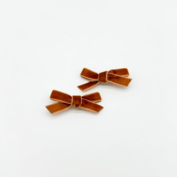 Maisy Velvet Bow Hair Clips