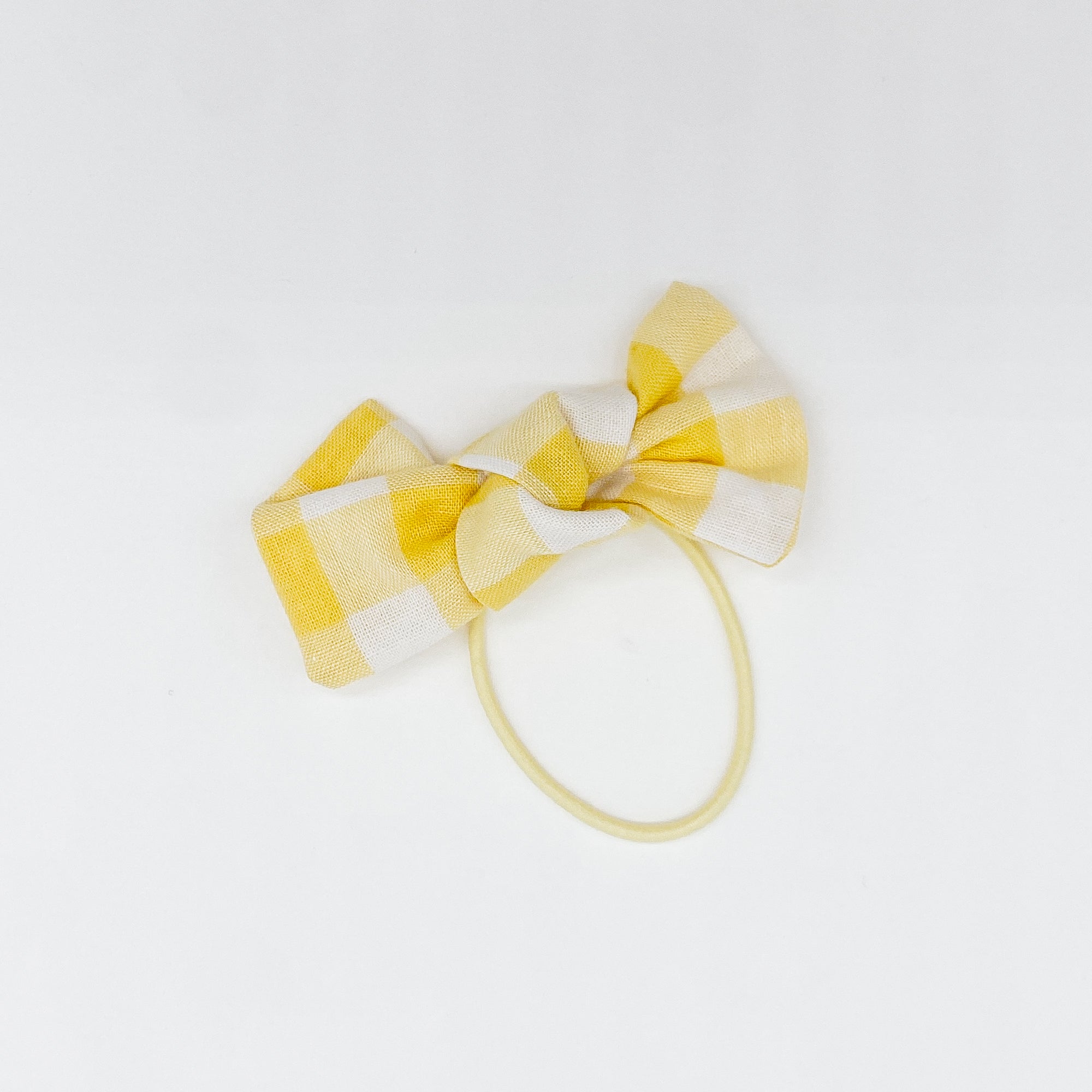 Gingham Knot Bow | Handmade Bows