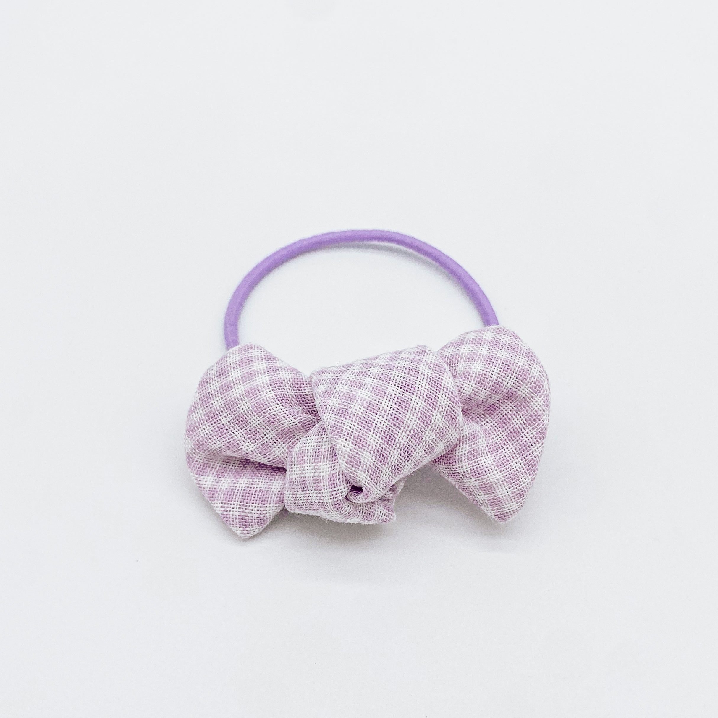 Grace Small Gingham Knot Bow | Handmade Bows