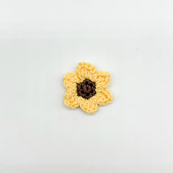 Crochet Sunflower Hair Clip | For Ukraine