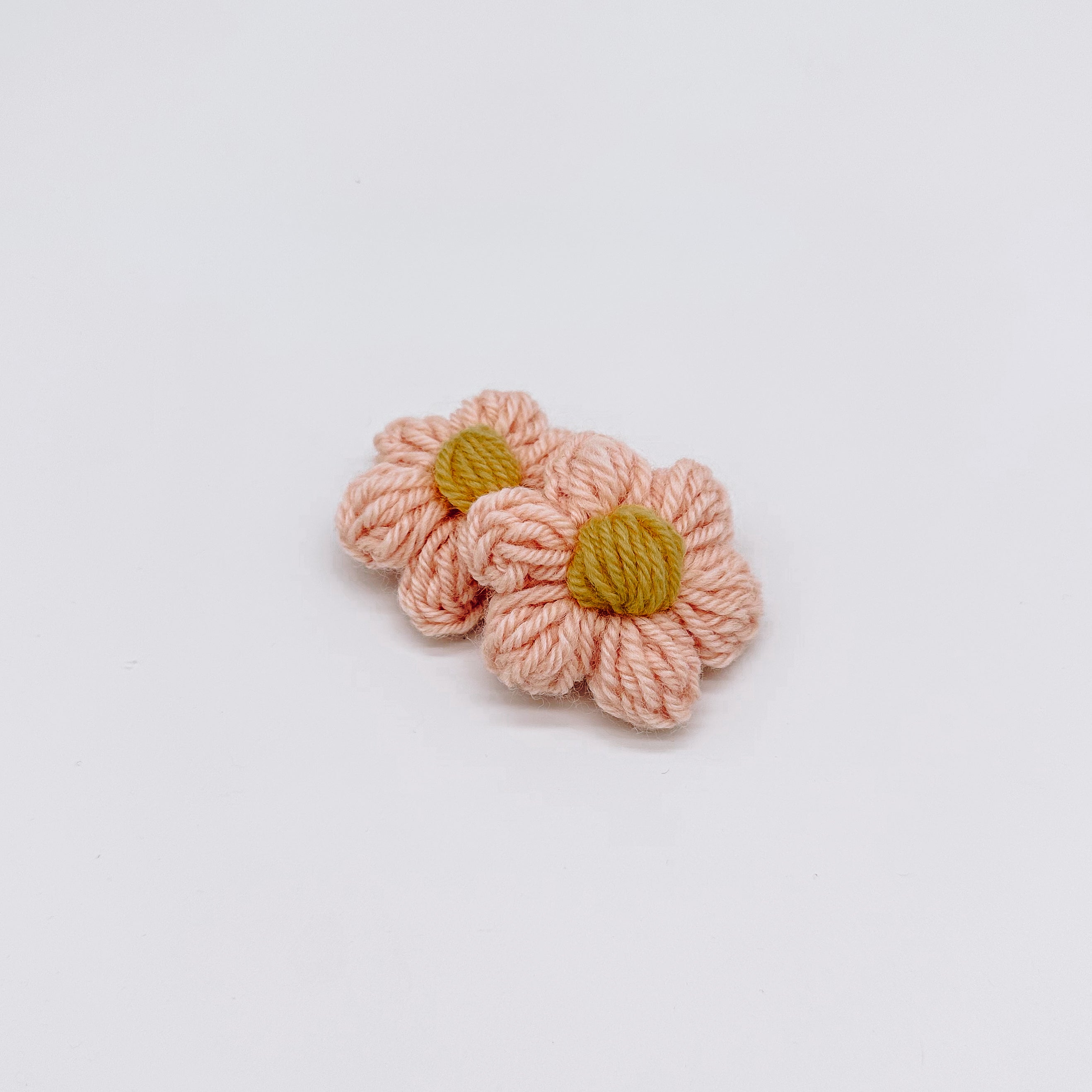 Sadie Flower Hair Clips | Hand Crocheted