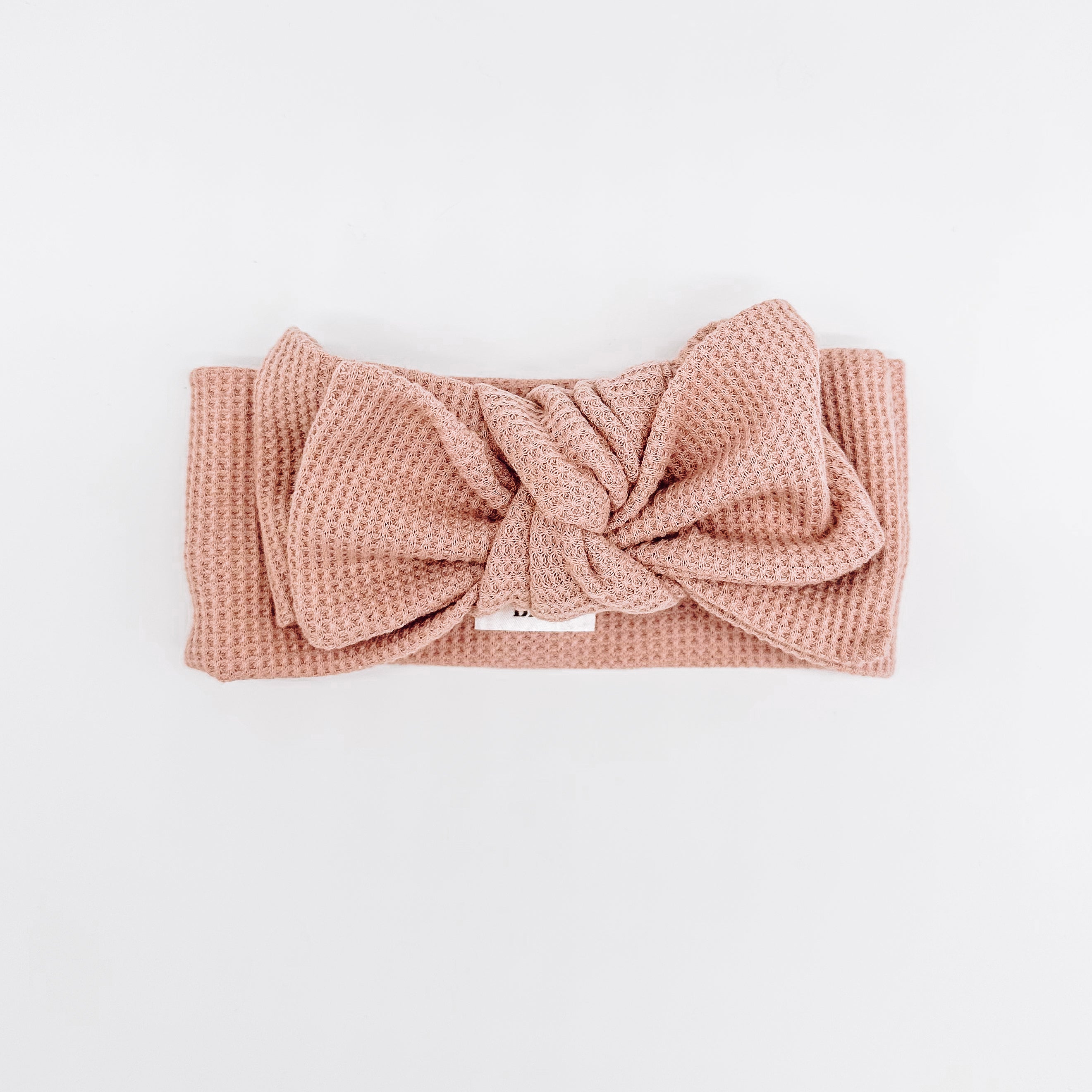 Adaline Oversized Bow Headband Dusty Rose | Handmade Headbands