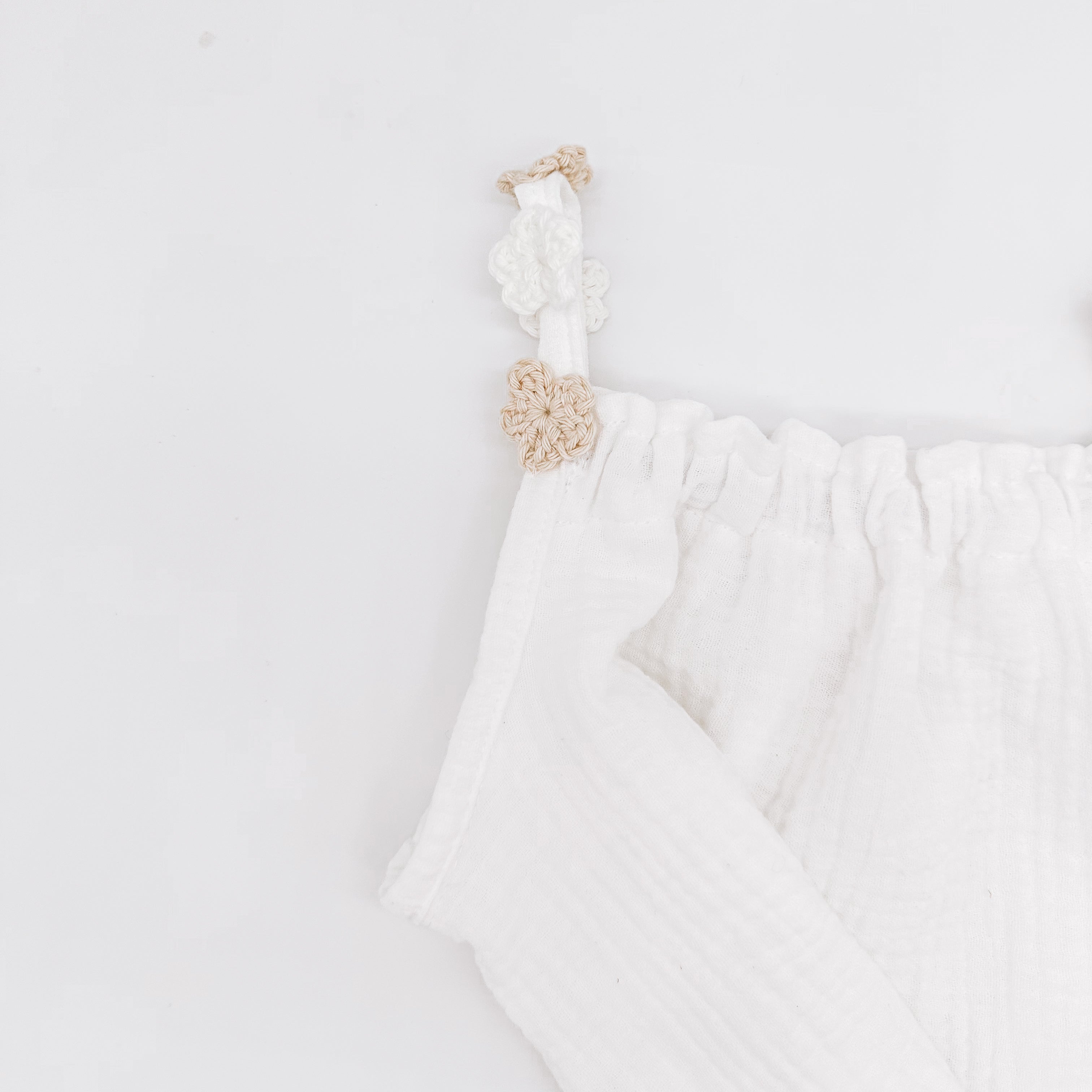 Posy Top - White | Handmade Clothing