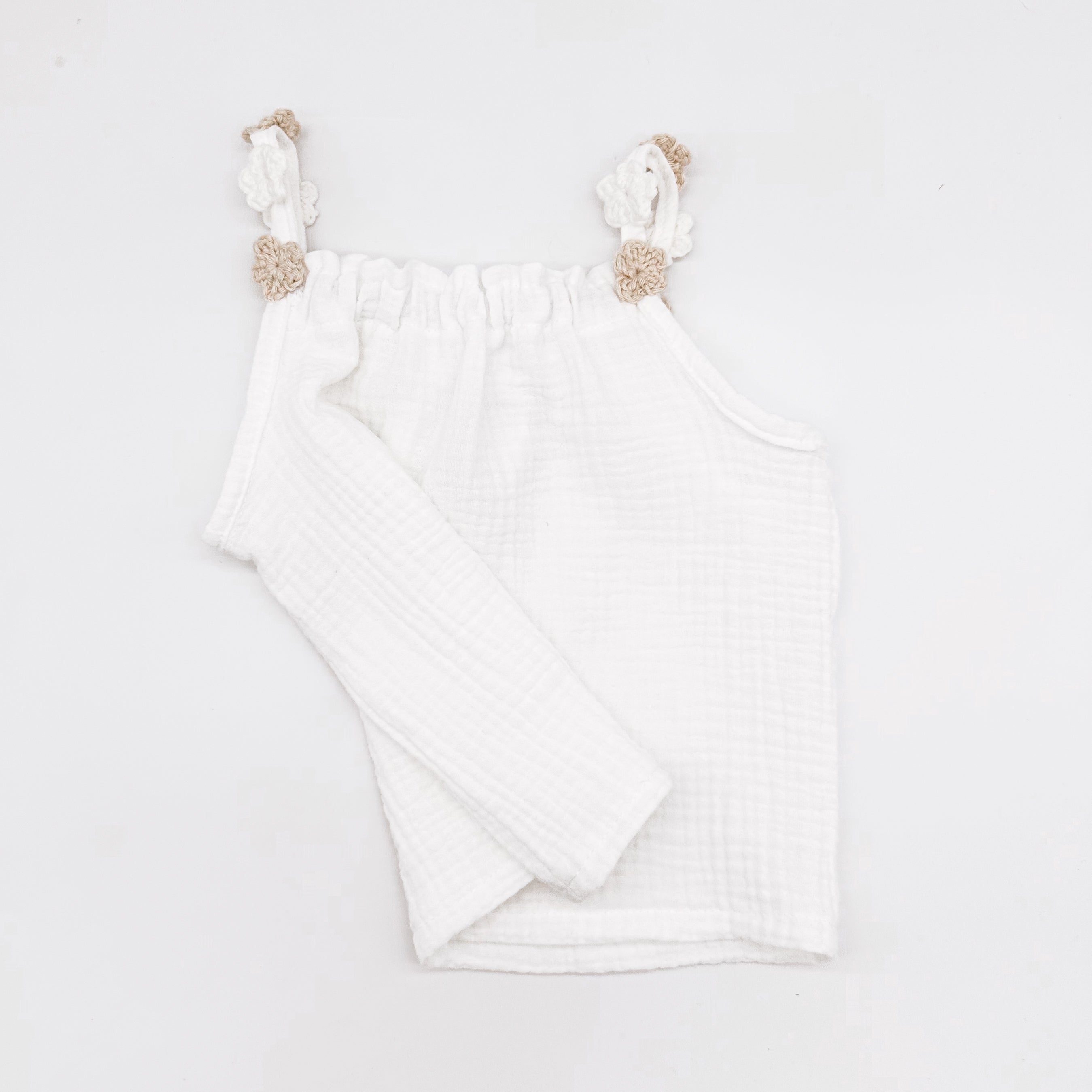 Posy Top - White | Handmade Clothing