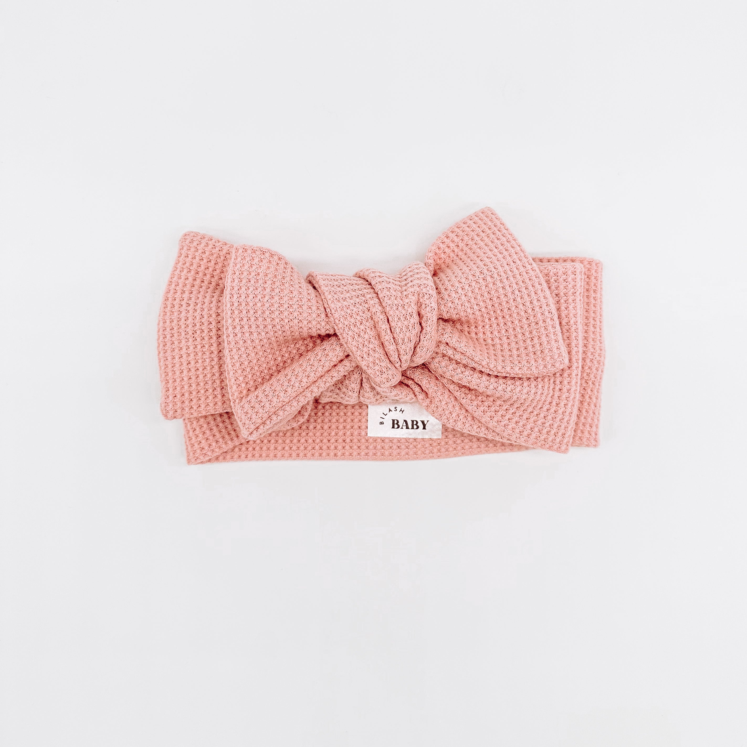 Adaline Oversized Bow Headband Blush Pink | Handmade Headbands