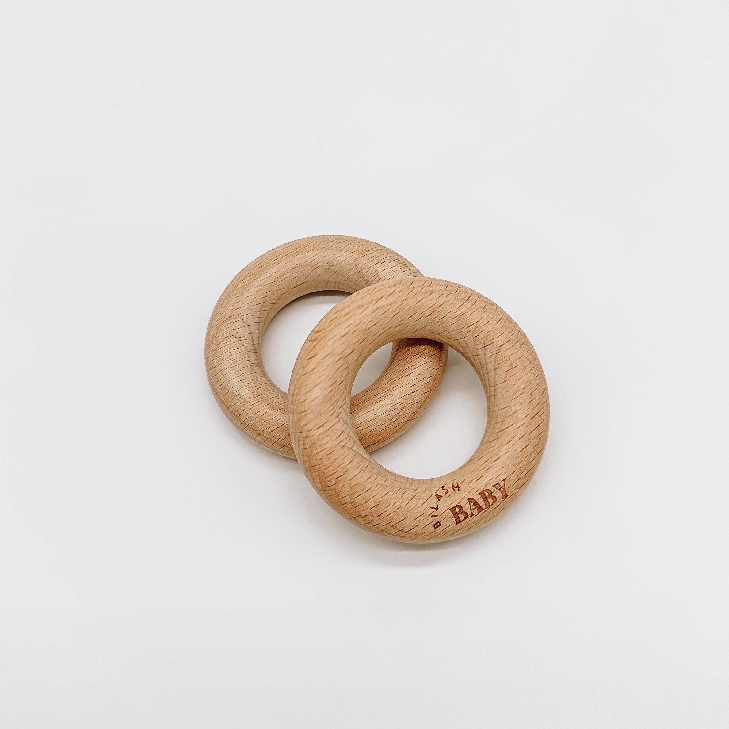 Certified Natural Beech Wood Teething Ring