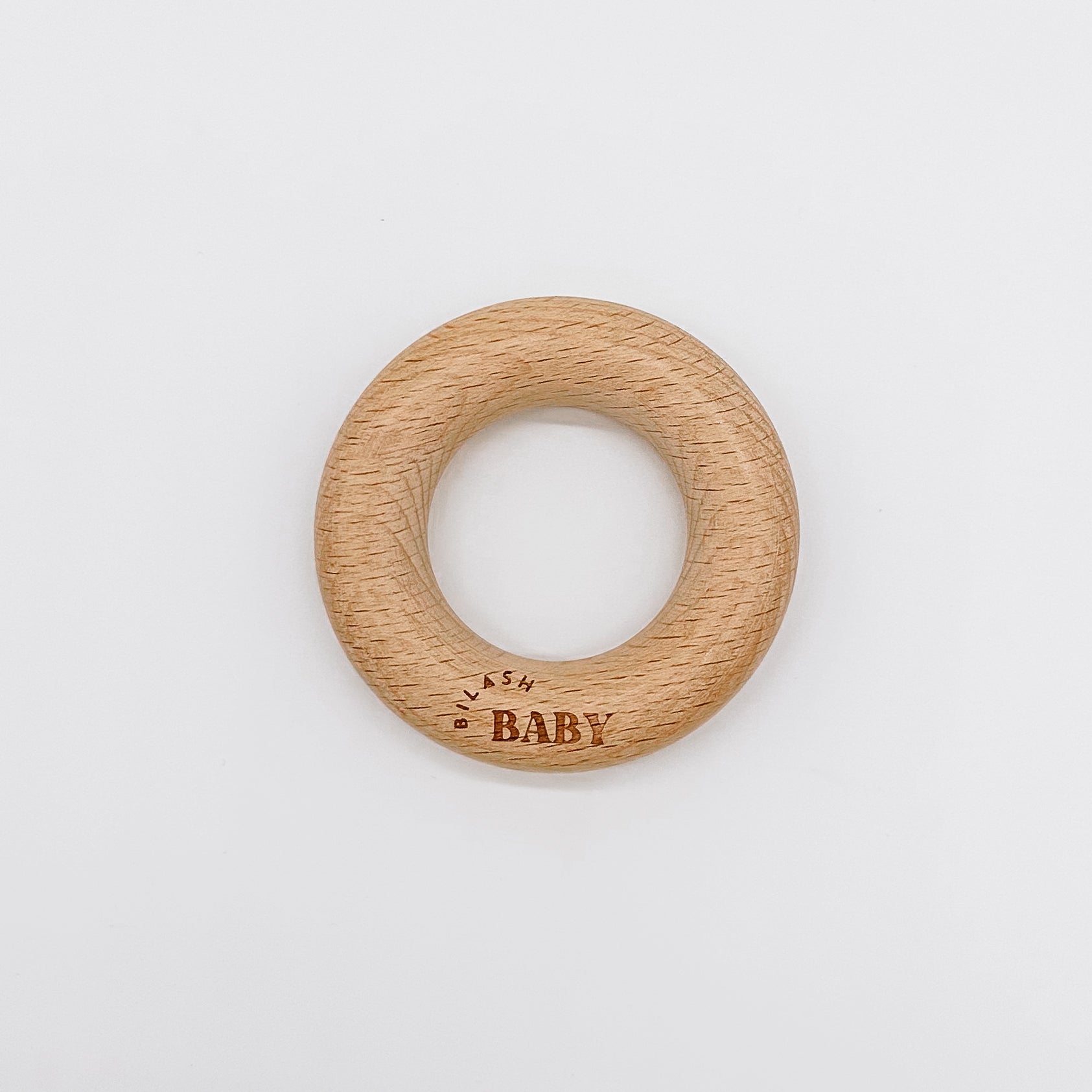 Certified Natural Beech Wood Teething Ring