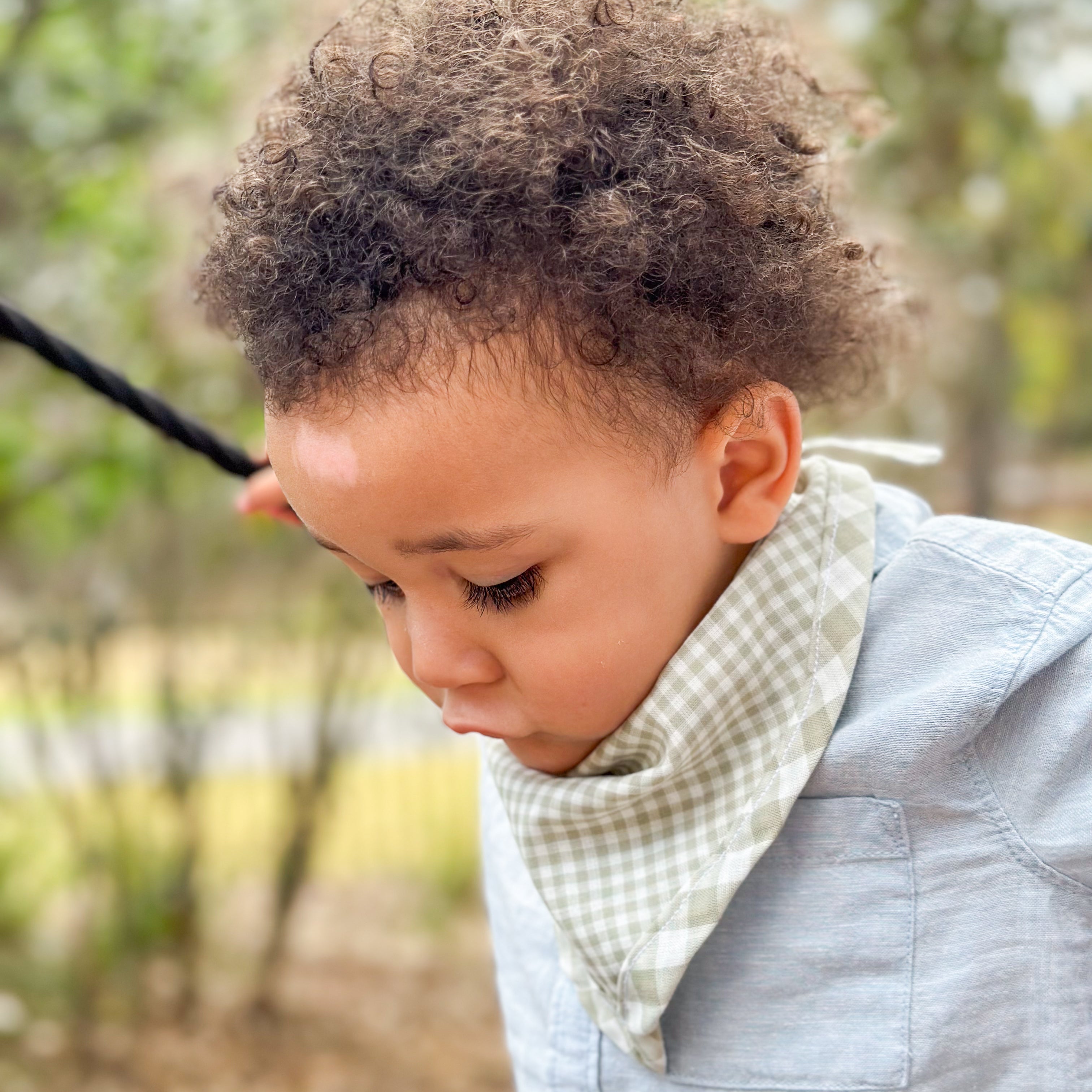 Grace Gingham Bandana Bibs | Handmade Bibs