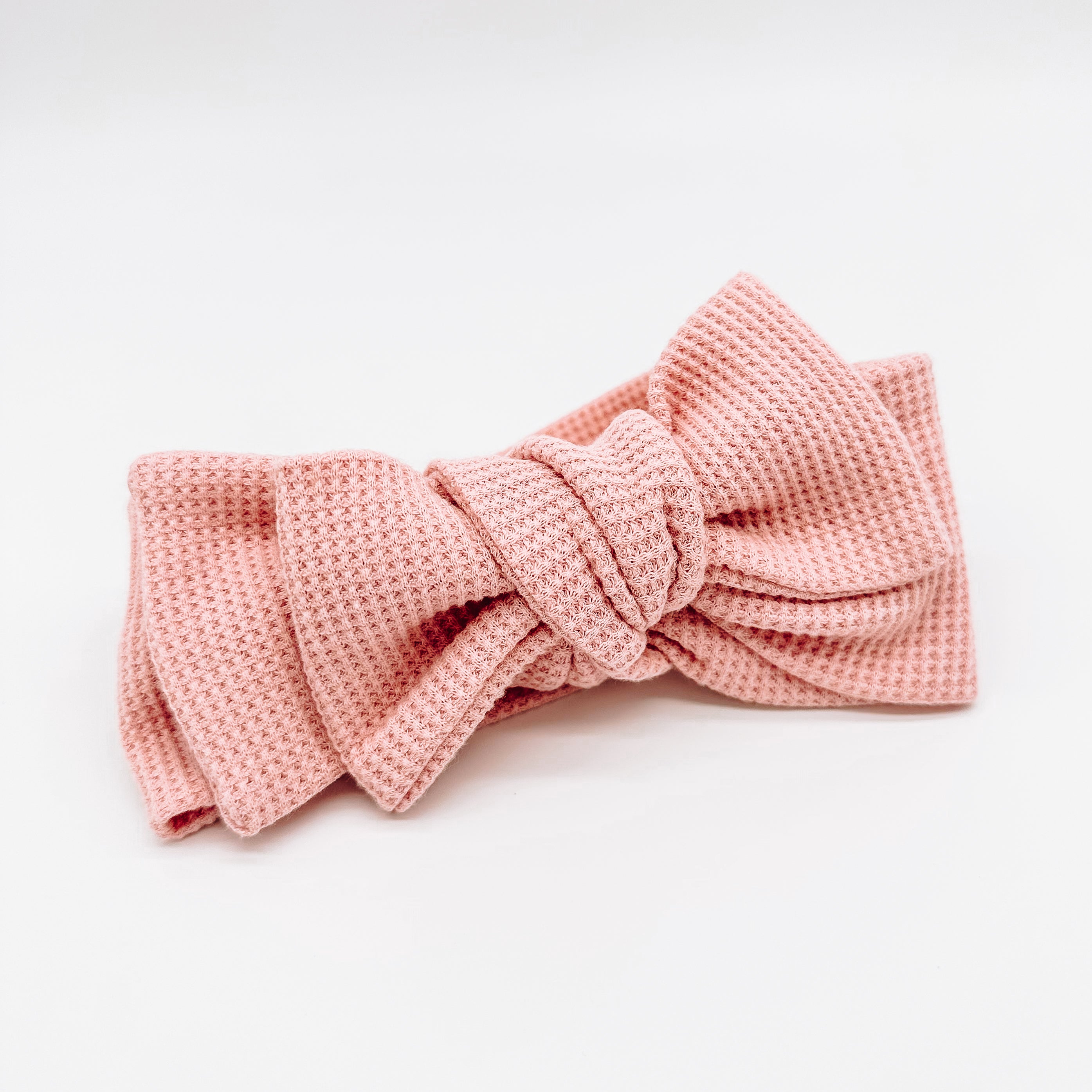 Adaline Oversized Bow Headband Blush Pink | Handmade Headbands