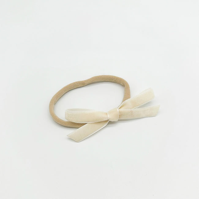 Maisy Velvet Bow Nylon Headband