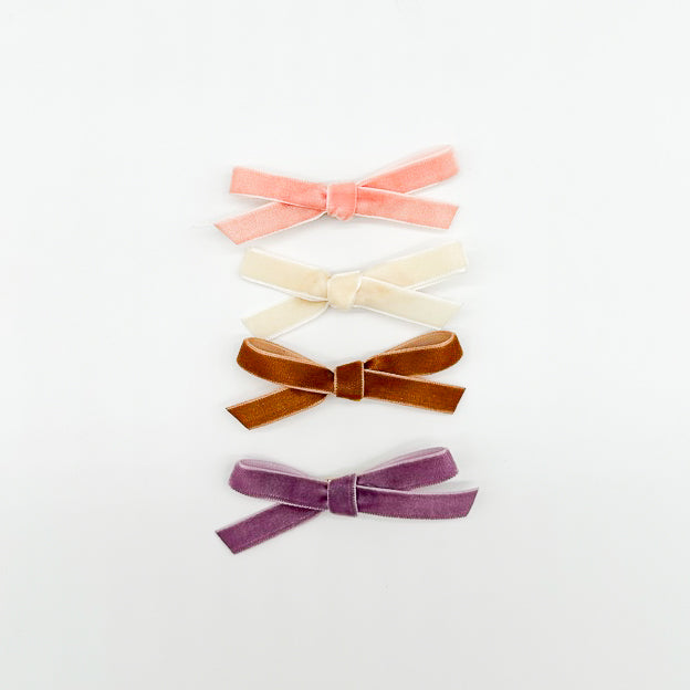 Maisy Velvet Bow Hair Clips