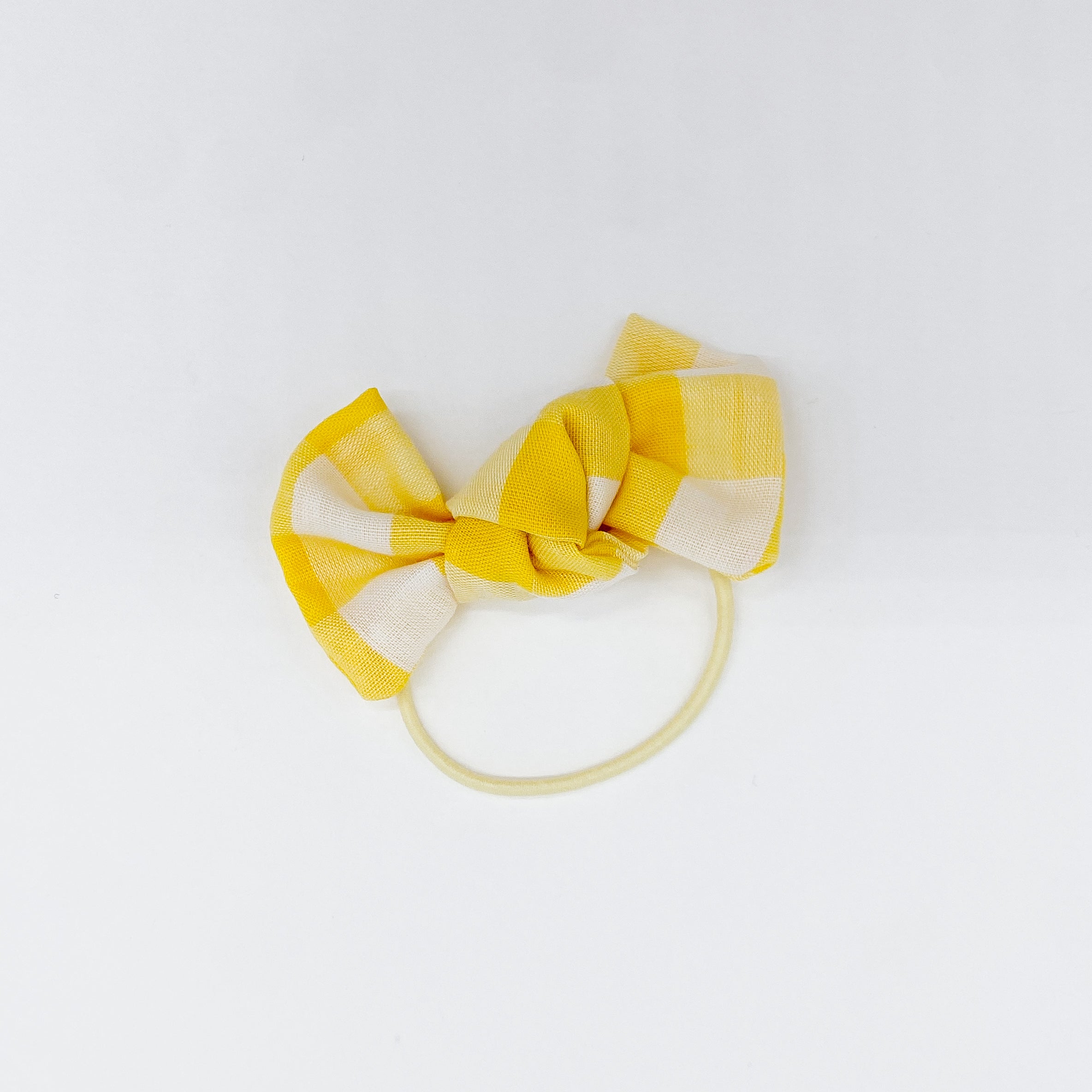 Gingham Knot Bow | Handmade Bows