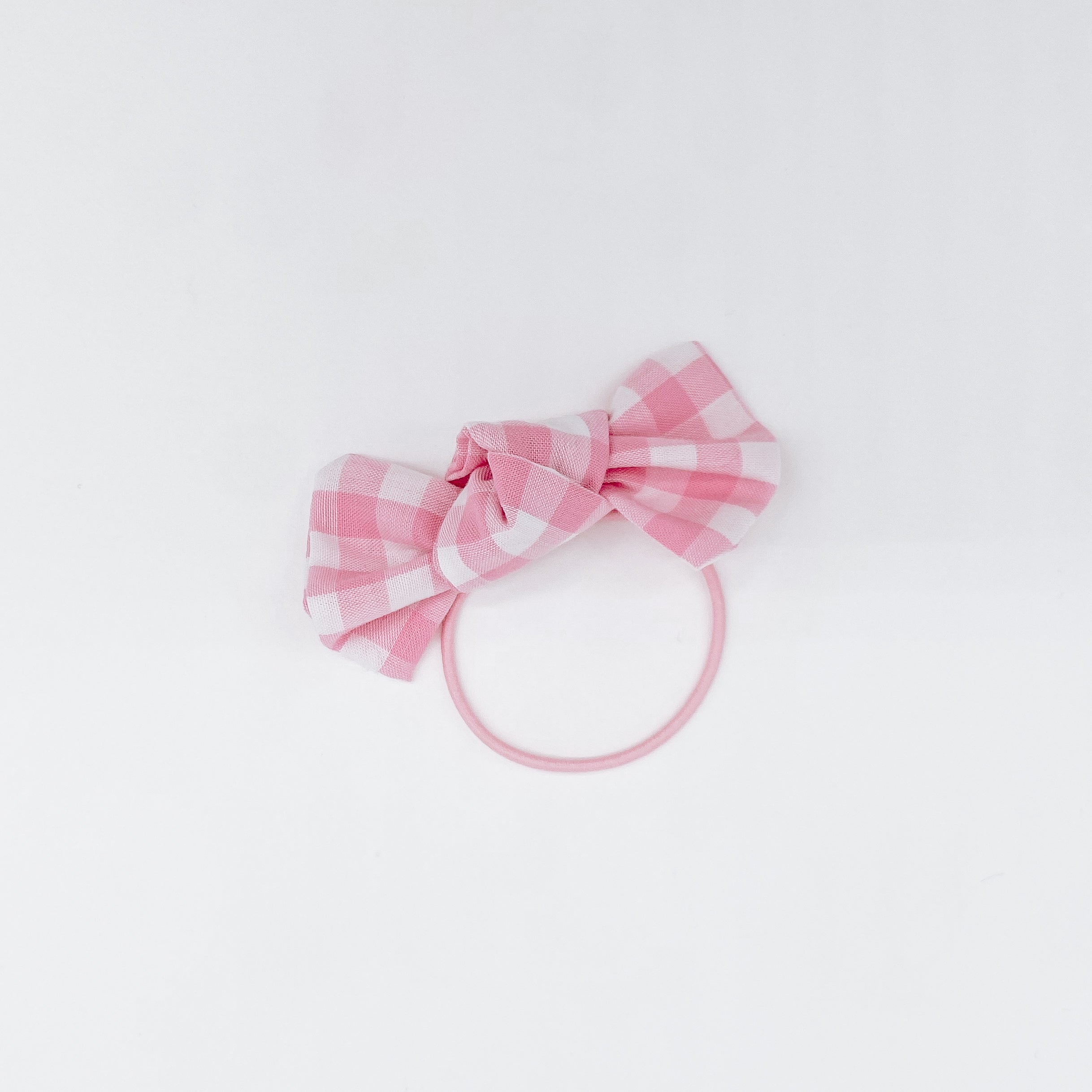 Gingham Knot Bow | Handmade Bows