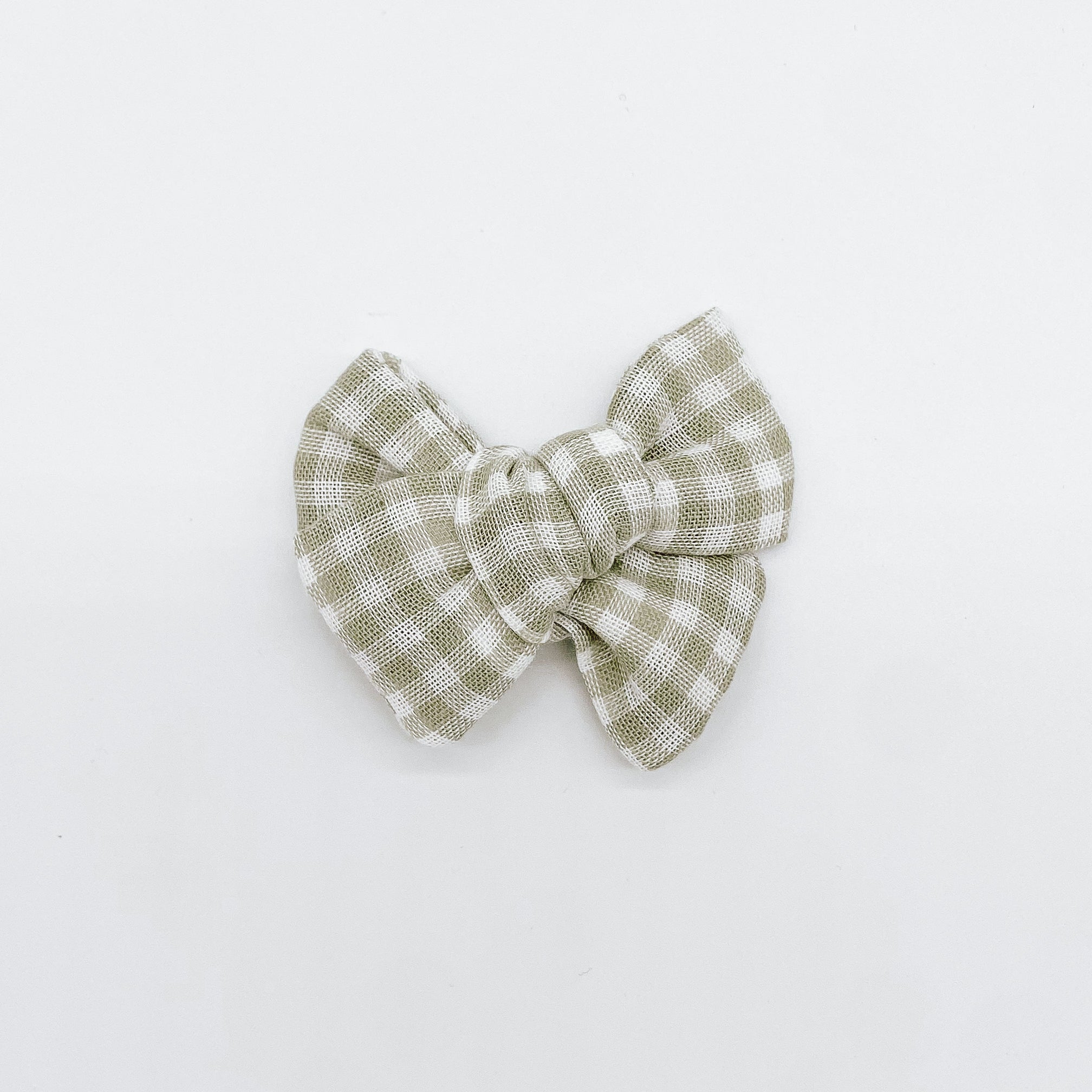 Grace Small Gingham Hair Bows | Handmade Bows